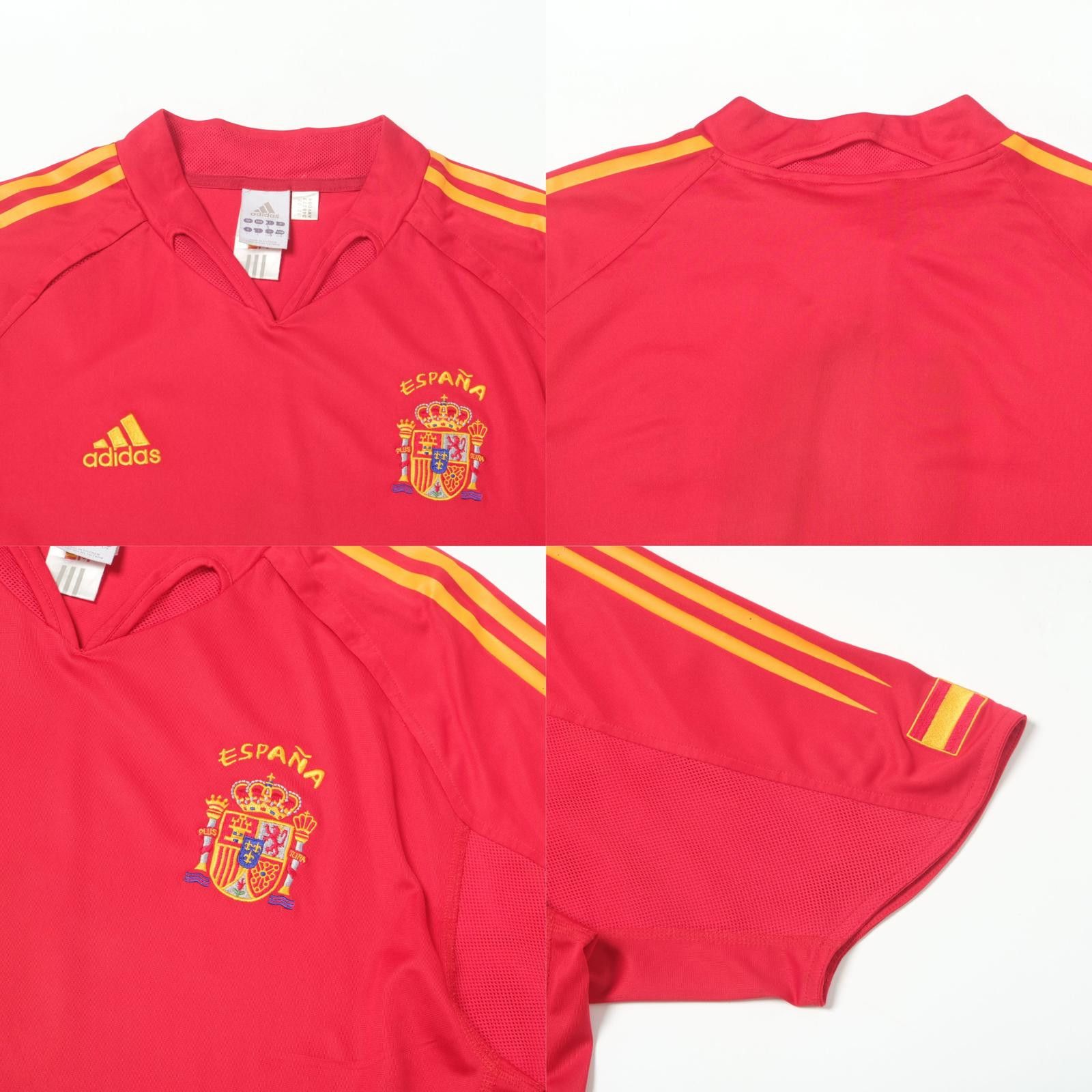 Adidas 2004 Spain Home Shirt Adidas (L/XL) Size US L / EU 52-54 / 3 - 4 Thumbnail