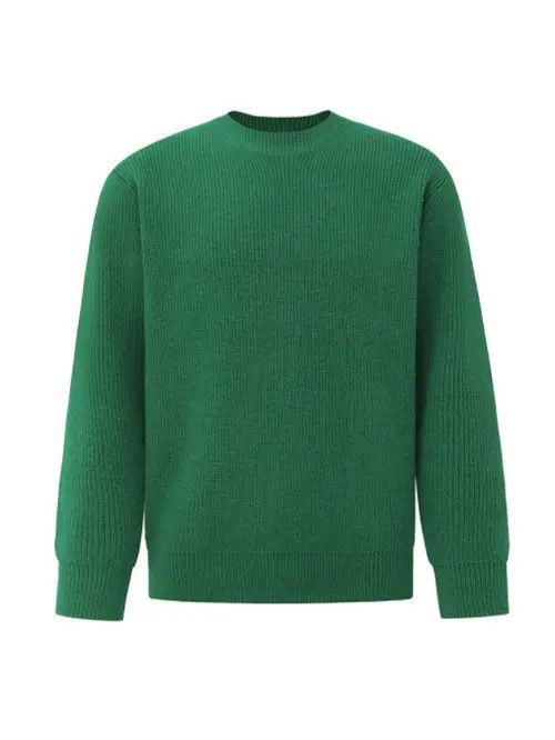 VIBE Green Knit Sweater Size US L / EU 52-54 / 3 - 5 Thumbnail