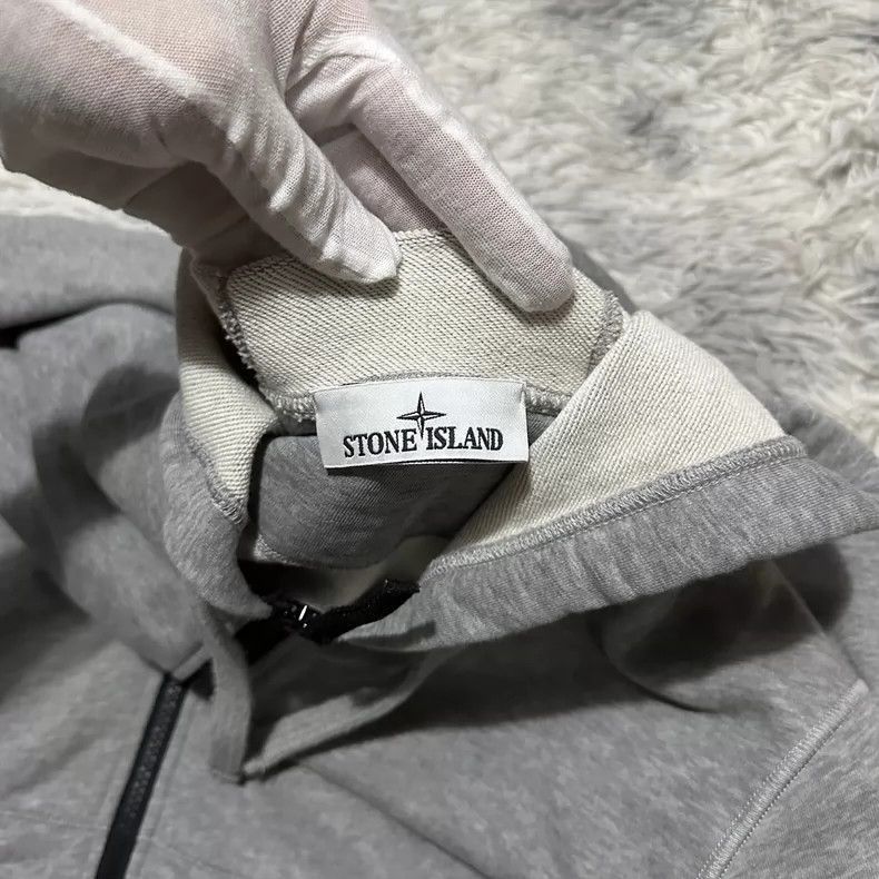 Stone Island Gray Stone Island ZipUp Hoodie -2506 Size US L / EU 52-54 / 3 - 3 Thumbnail