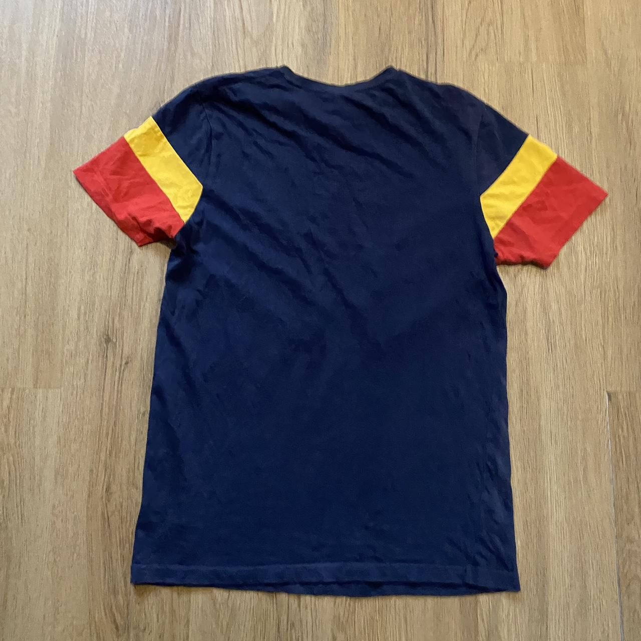 Ellesse Navy Ellesse T-shirt with yellow and red stripes Size US S / EU 44-46 / 1 - 2 Thumbnail