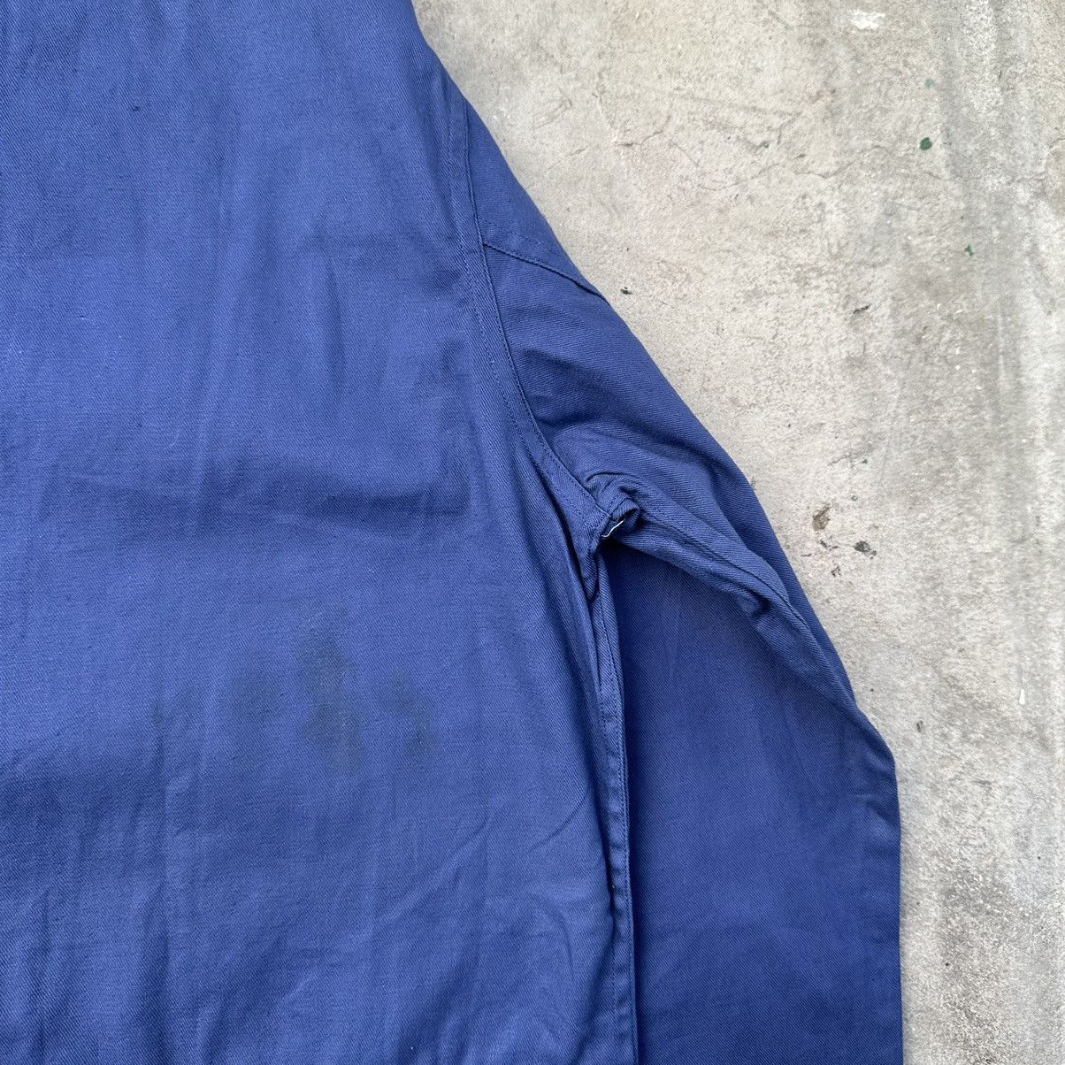 Le Laboureur Vintage lotus 80s French Workwear Sanfor Chore Jacket Size US M / EU 48-50 / 2 - 9 Thumbnail