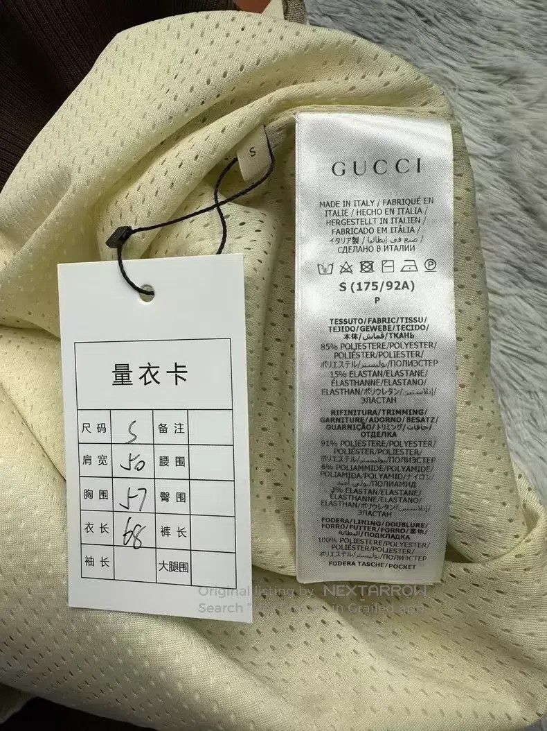 Gucci Gucci Space cotton diamond-shaped old-fashioned sweatshirt Size US S / EU 44-46 / 1 - 3 Thumbnail