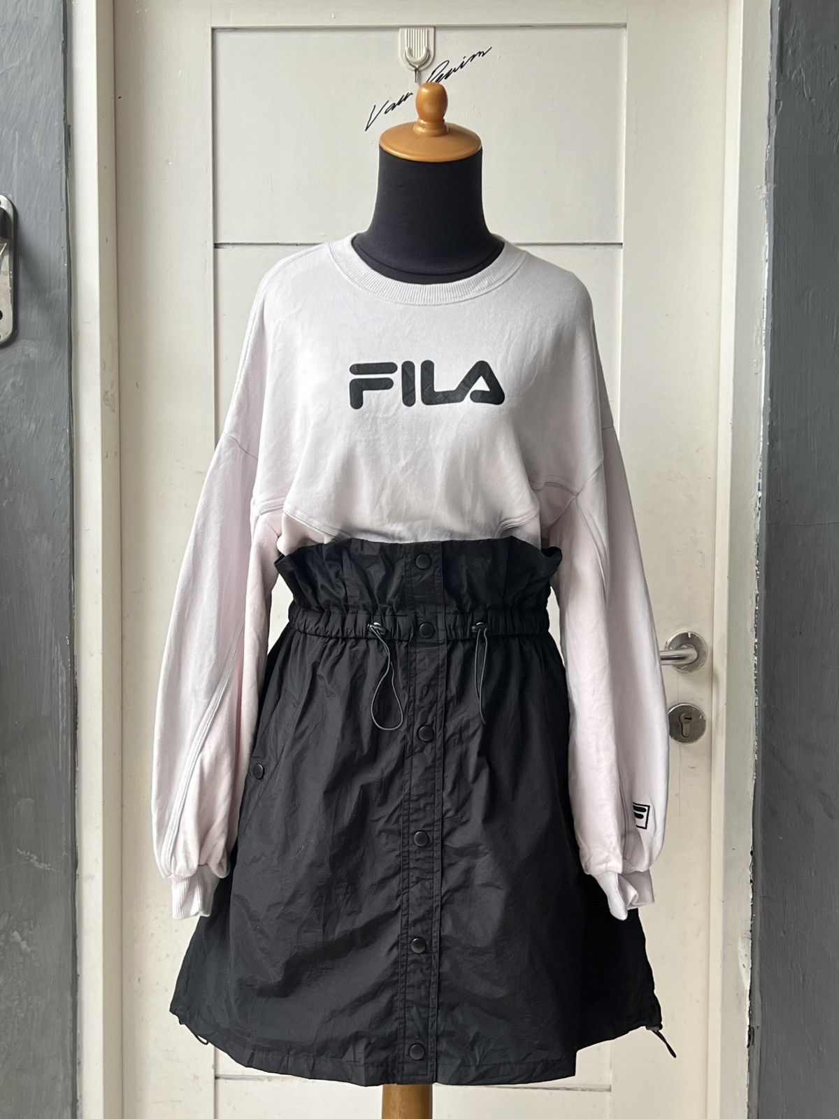 Fila FILA x SNIDEL Sweatshirt Dress Size XS / US 0-2 / IT 36-38 - 13 Thumbnail