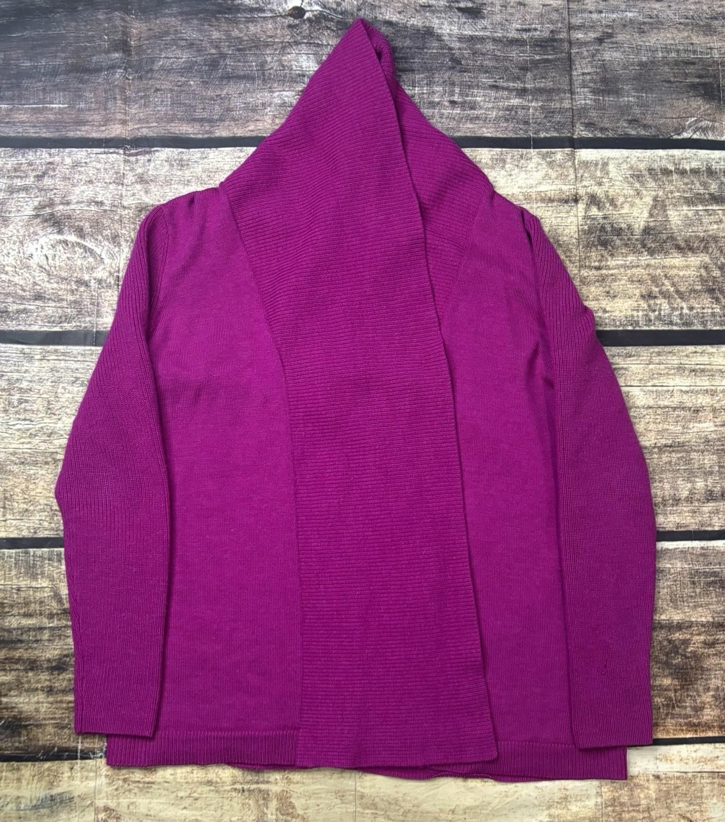 Lauren Ralph Lauren Lauren Ralph Lauren Cardigan Sweater Merino Wool Shawl Size XL / US 12-14 / IT 48-50 - 1 Thumbnail