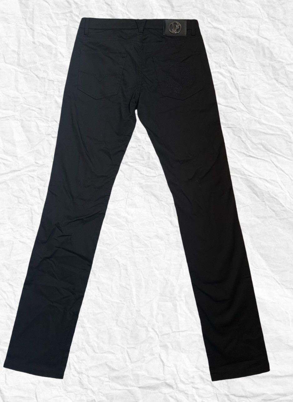 Versace Jeans Couture Versace Jeans Couture Black Slim Fit Pants Size US 31 - 4 Thumbnail
