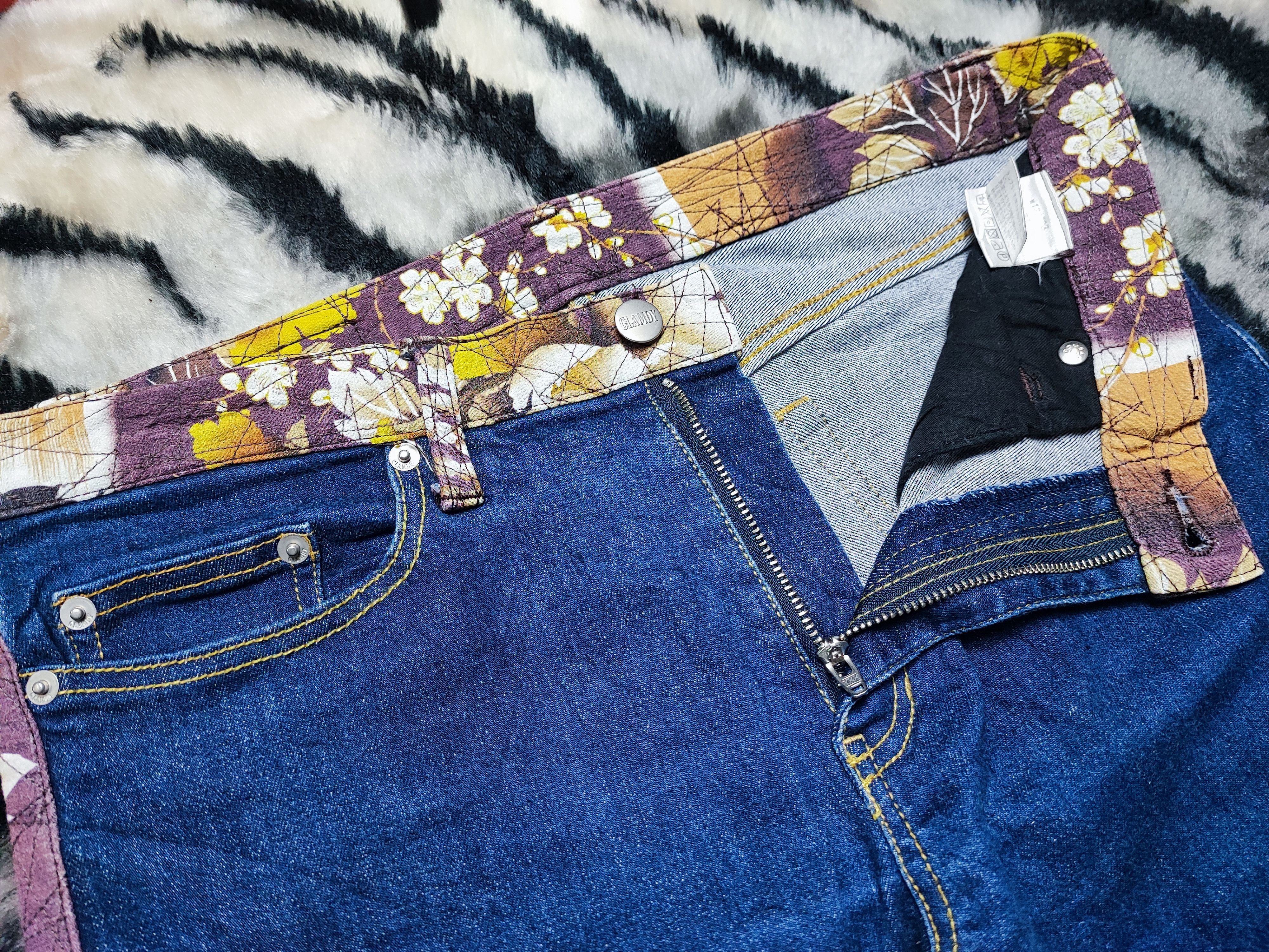 Japanese Brand Glamdy Full Print Flower Motive Hybrid Restructure Size US 30 / EU 46 - 6 Thumbnail