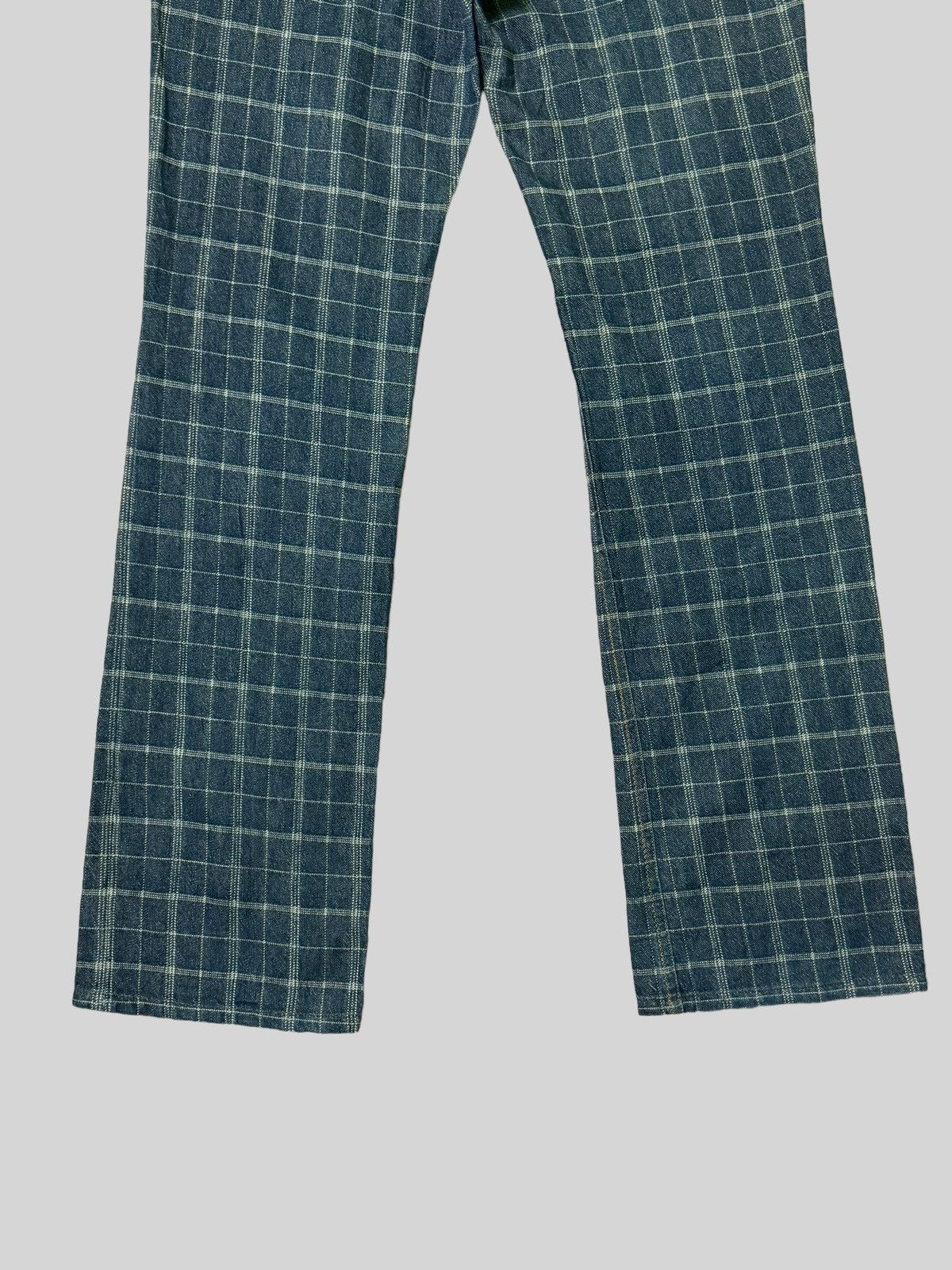 Japanese Brand × Vintage Nicole Club For Men Checkered Denim Jeans Size US 33 - 10 Thumbnail