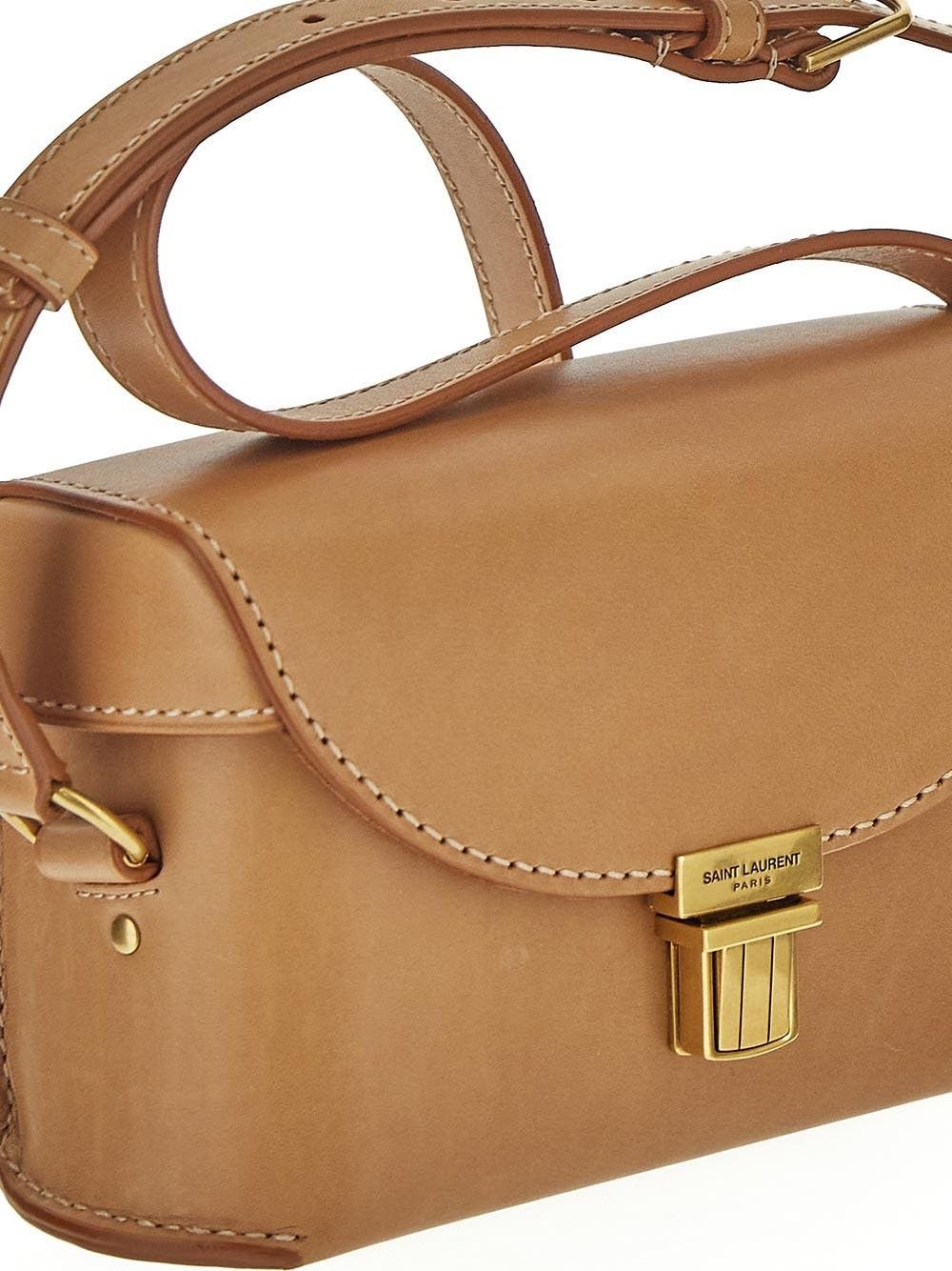 Saint Laurent Paris o1bcso1str1225 Size: OS/Tuc Medium Box Bag in Brown Size ONE SIZE - 4 Thumbnail