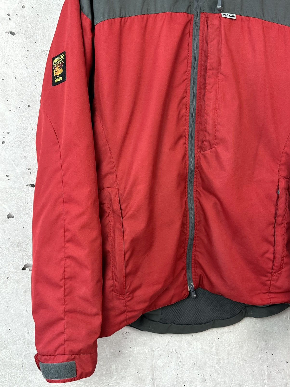 Other Paramo Analogy Waterproof by Nikmax Red-Grey Hooded Jacket Size US XL / EU 56 / 4 - 4 Thumbnail