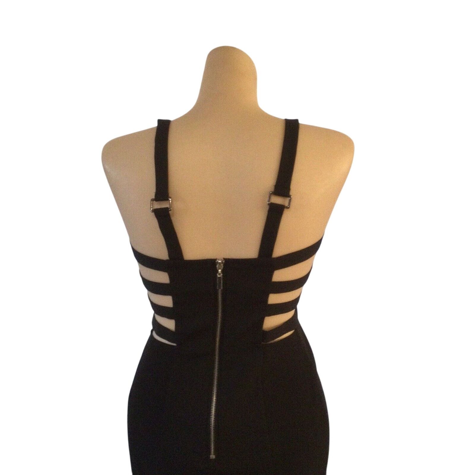 Other Charlotte Russe Black Side/Back Cut Out Dress Size Small Size S / US 4 / IT 40 - 8 Thumbnail