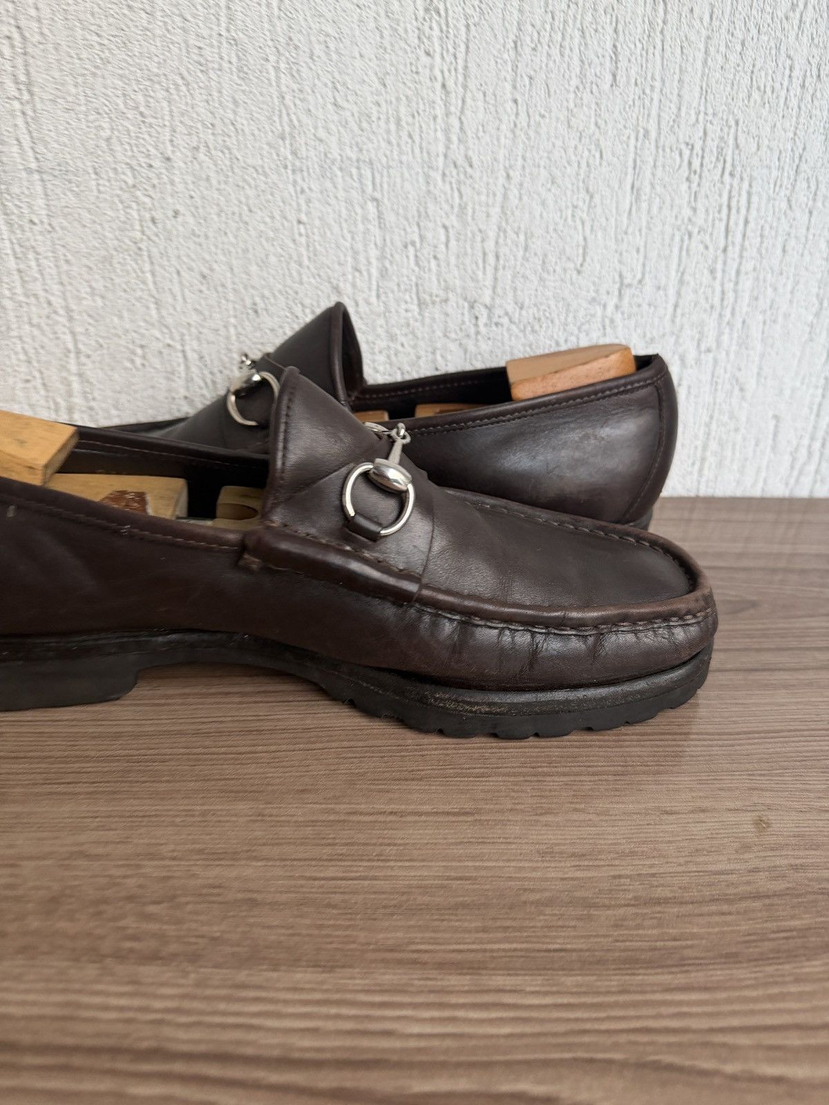 Gucci Horsebit rubber sole loafers Size US 10.5 / EU 43-44 - 10 Thumbnail