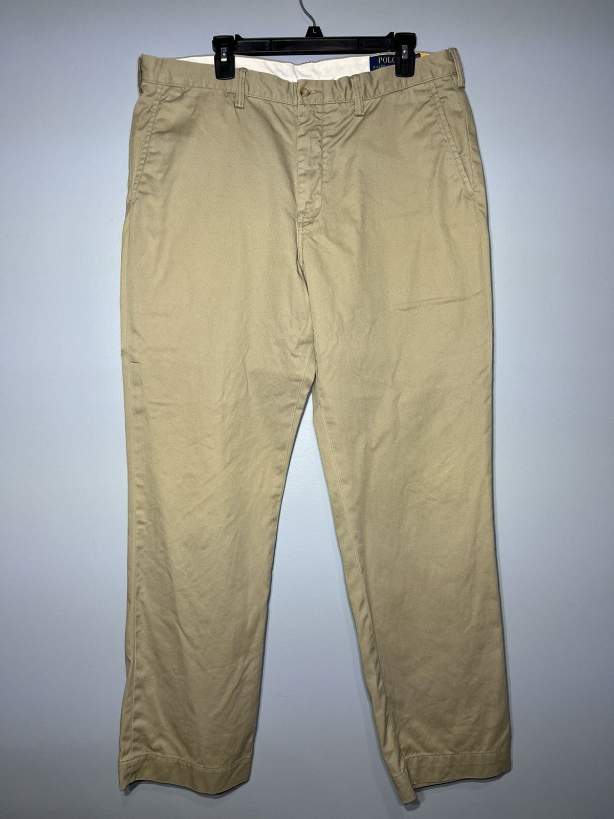 Polo Ralph Lauren Polo Ralph Lauren Beige Chino Mens 36x32 Khaki Classic Fit Size US 36 / EU 52 - 2 Thumbnail