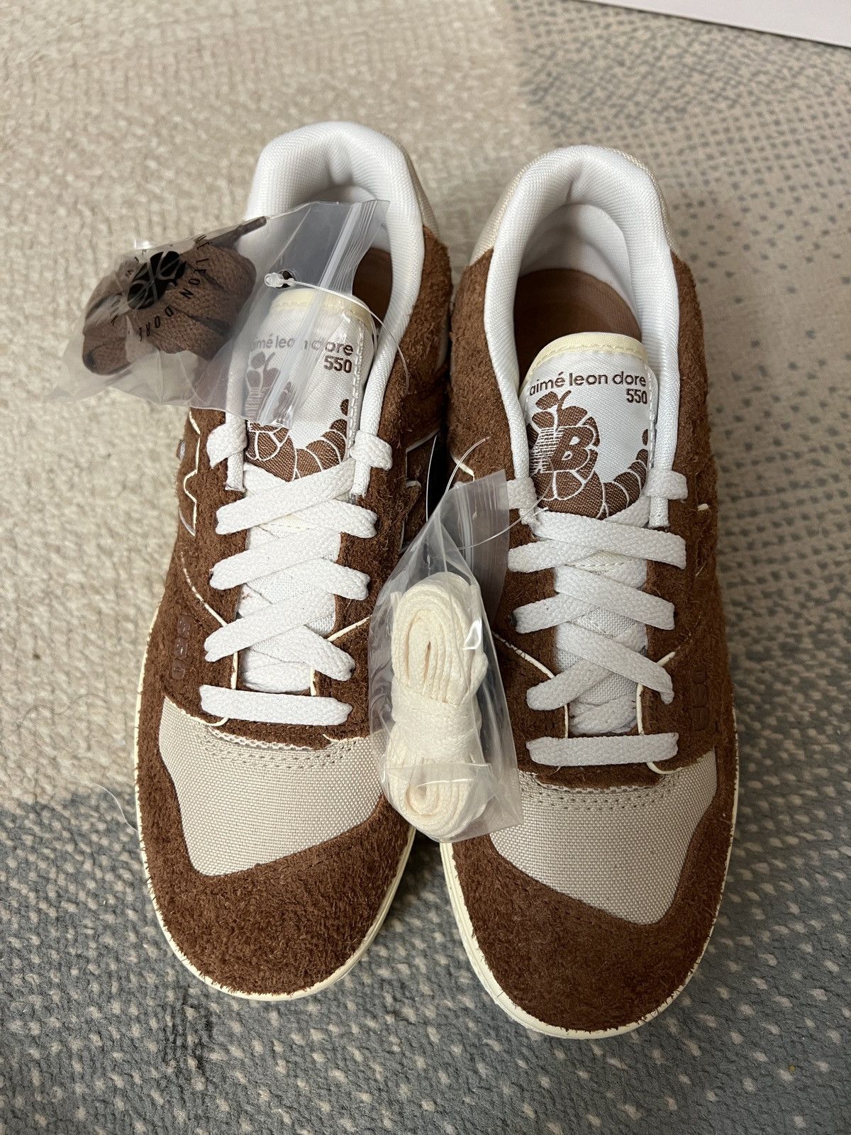 Aime Leon Dore × New Balance NEW Aime Leon Dore x New balance 550 US 7 Brown Beige Size US 7 / EU 40 - 4 Thumbnail