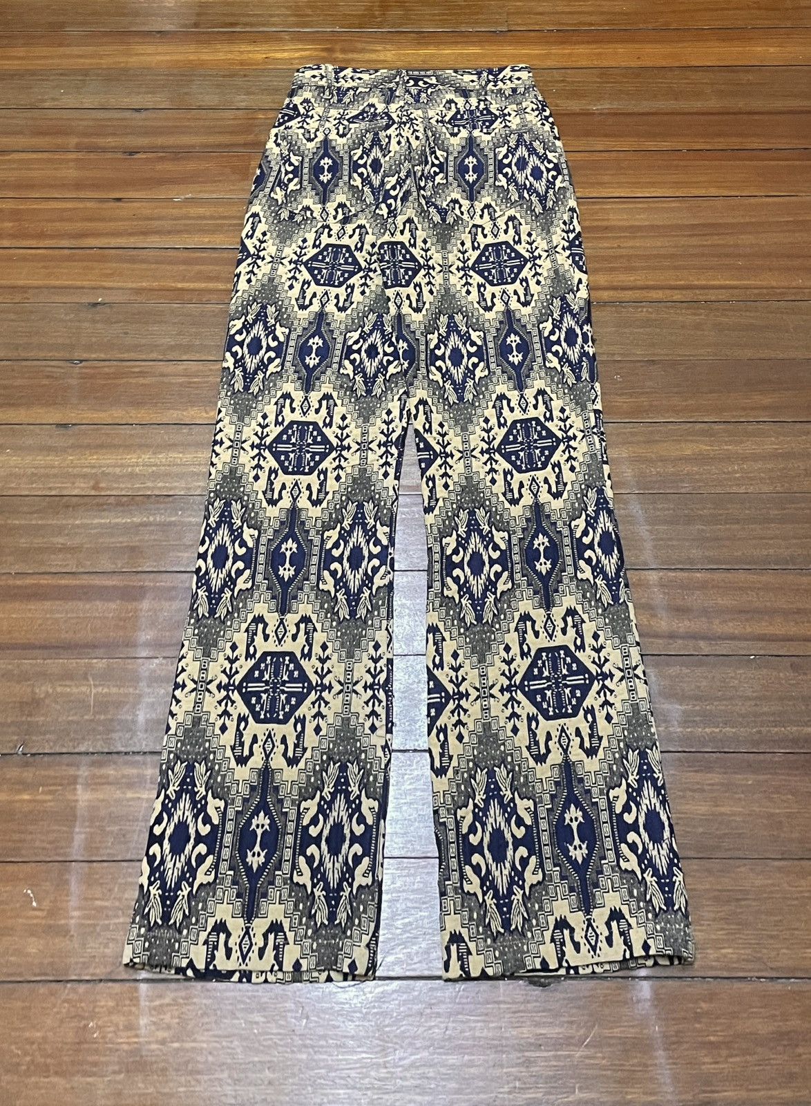 Japanese Brand Rare Design Vintage Japanese Brand Fafatt Navajo Pants 1990s Size US 29 - 2 Thumbnail