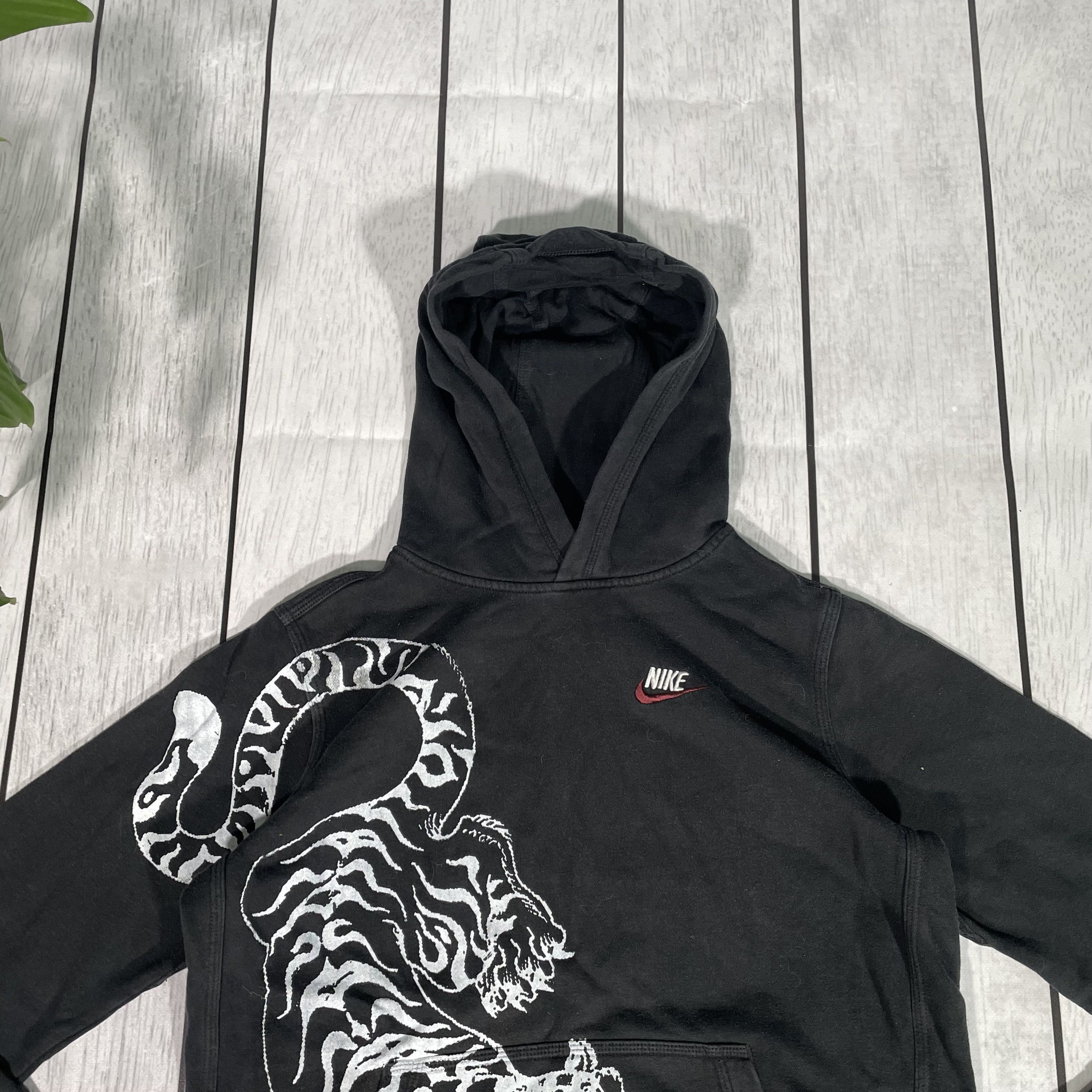 Nike Custom Nike JUNIOR Hoodie Tiger art grunge opium y2k Size US XL / EU 56 / 4 - 5 Thumbnail
