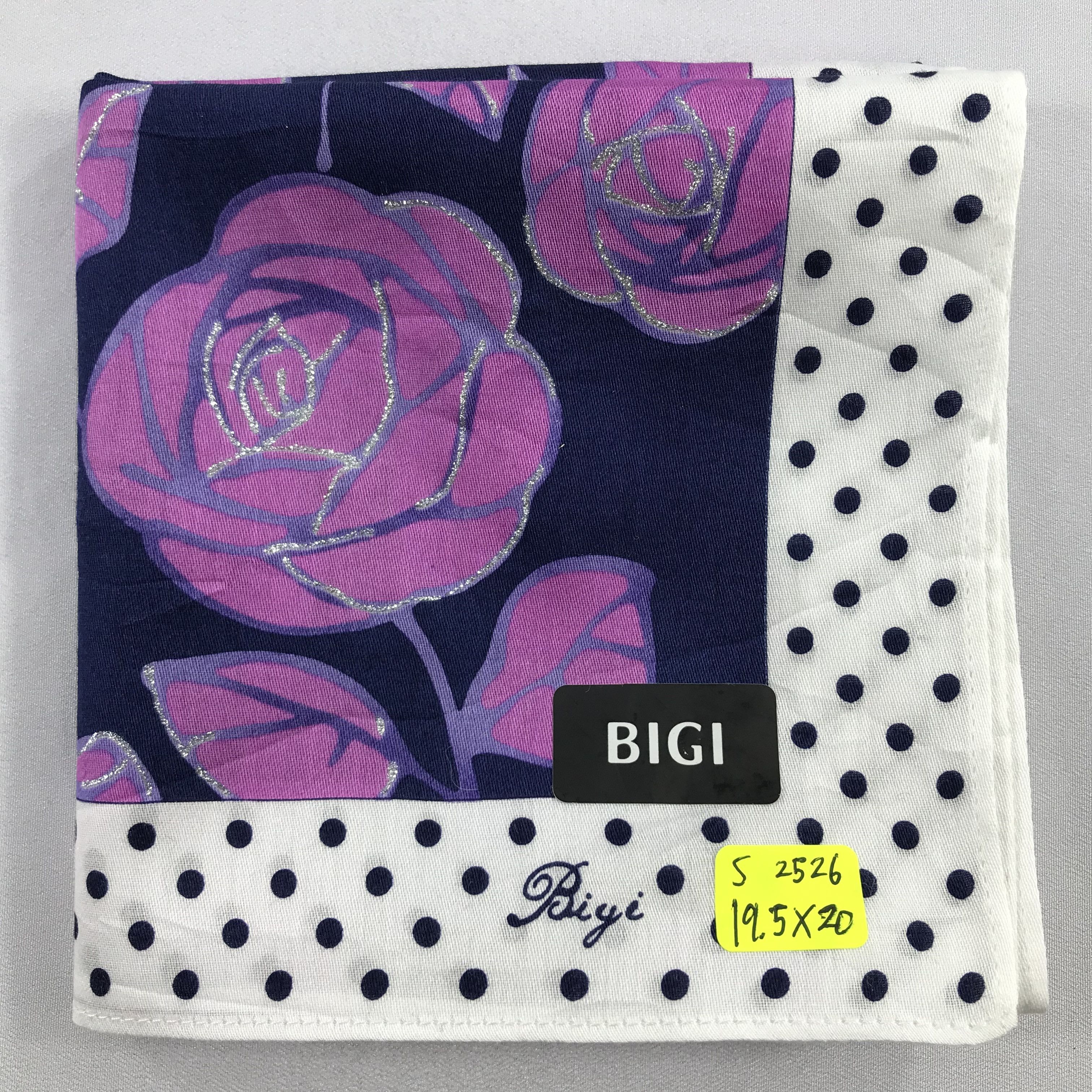 BIGI × Vintage Bigi Bandana / Handkerchief / Neckerchief -S2526 Size ONE SIZE - 5 Thumbnail