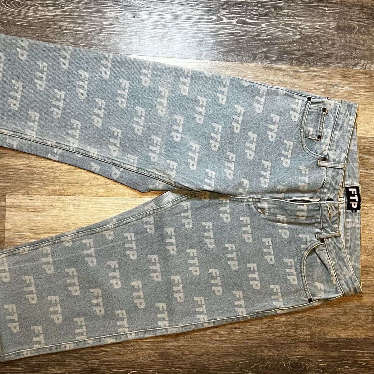 Fuck The Population Fuck The Population Allover Denim pant Jeans Size US 32 / EU 48 - 9 Thumbnail