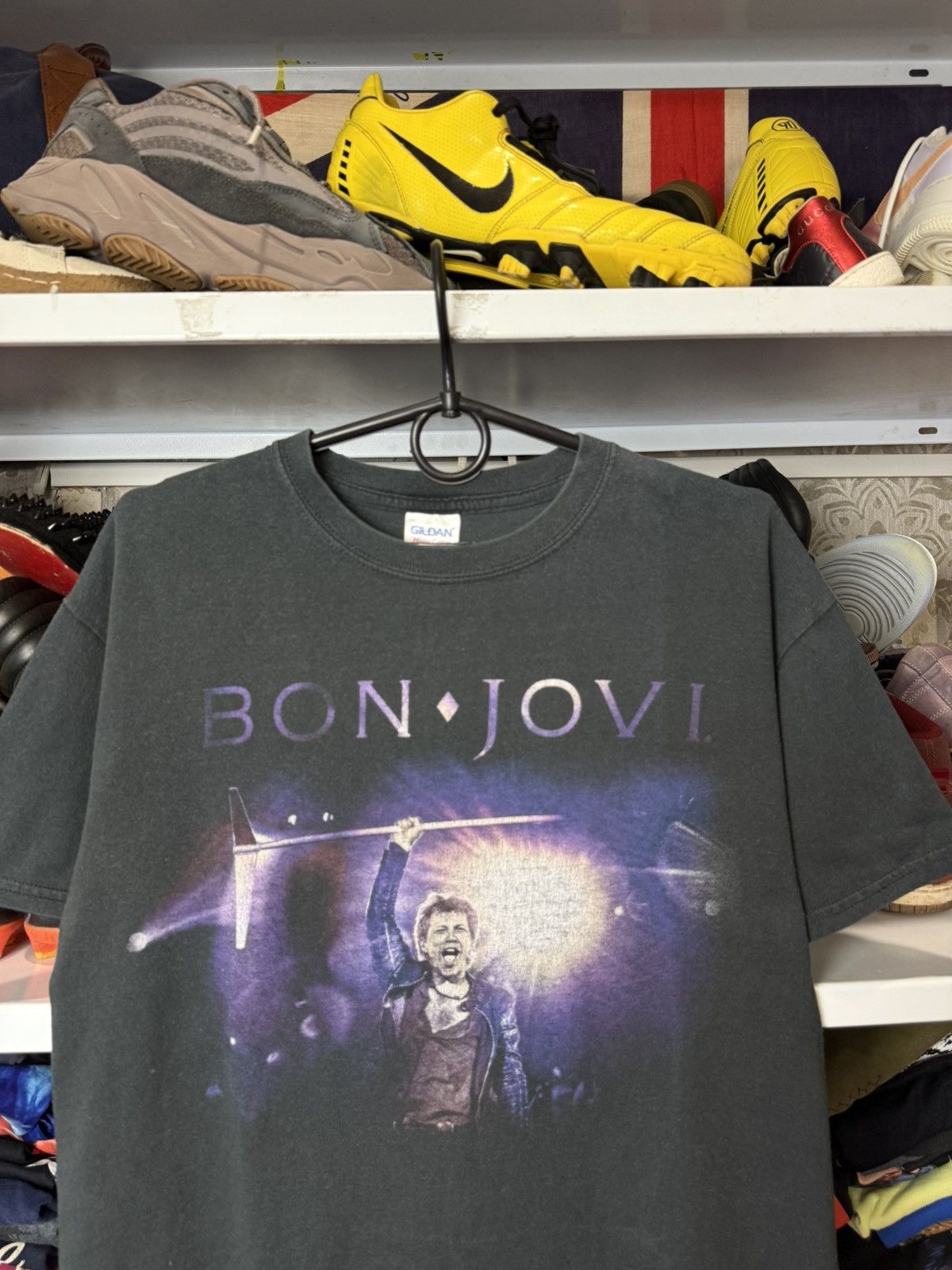 Band Tees Bon Jovi Because We Can Black T-Shirt Men's Size US M / EU 48-50 / 2 - 2 Thumbnail