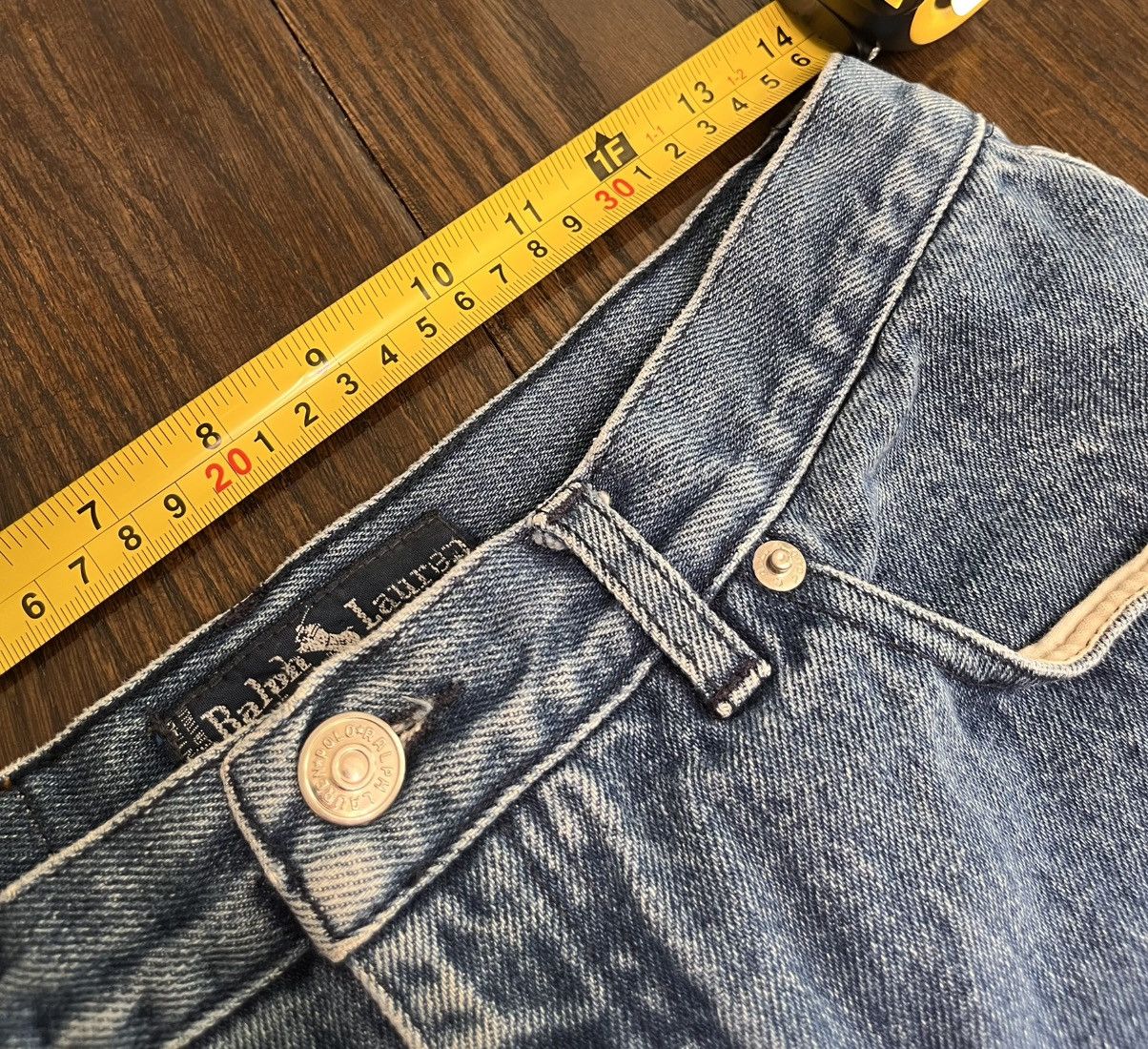 Polo Ralph Lauren Denim Skirt Vintage Polo Size 28" / US 6 / IT 42 - 3 Thumbnail