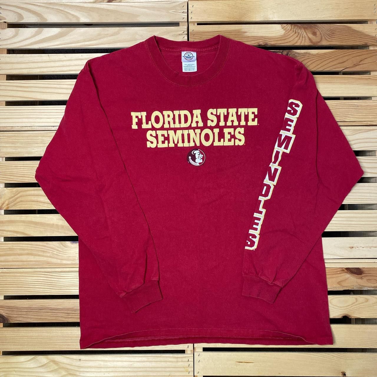 Delta Vintage FSU Seminoles Burgundy College Tee Size XL Size US XL / EU 56 / 4 - 1 Thumbnail