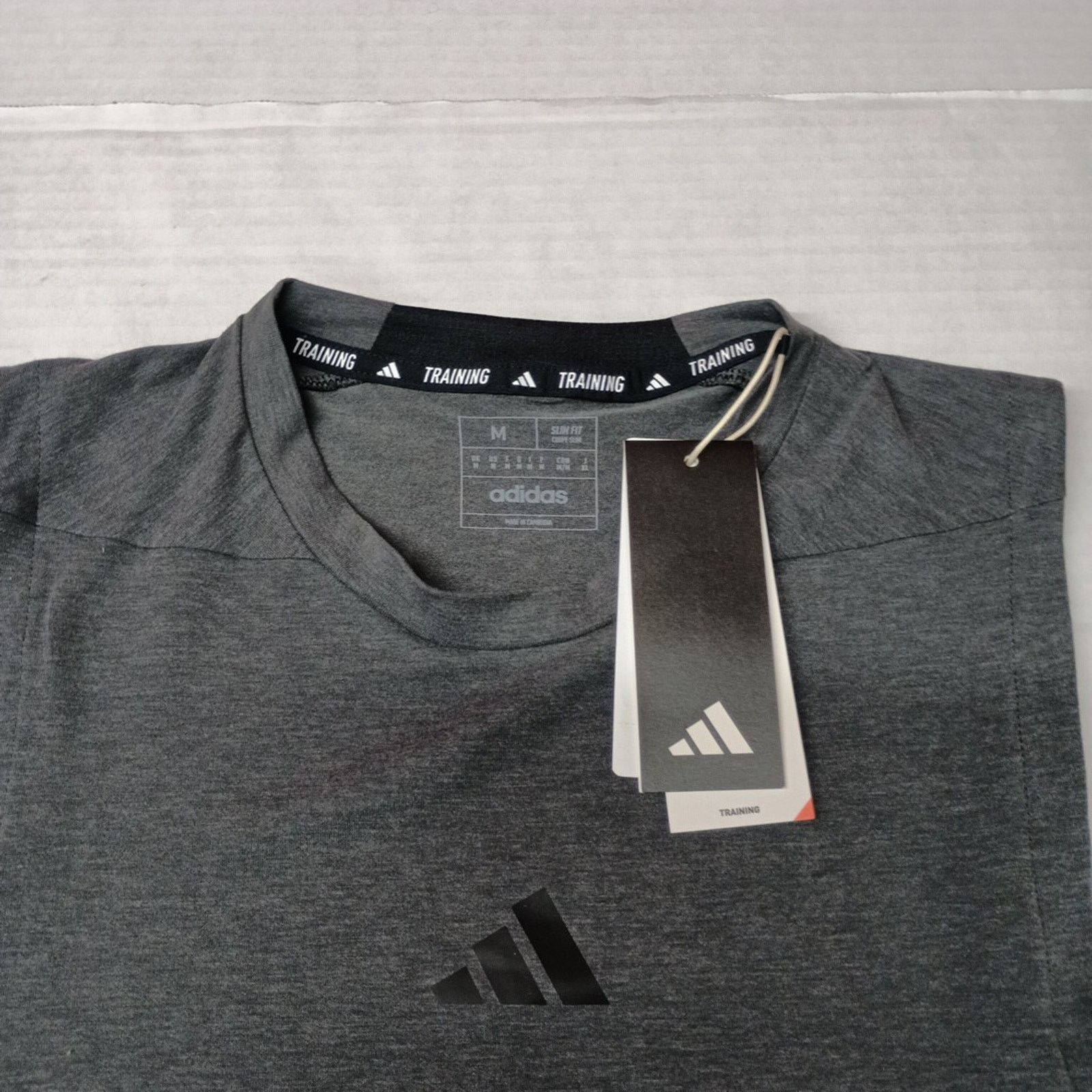 Adidas Adidas IS3819 D4T Tank Top Men's M Gray Slim Fit Training Size US M / EU 48-50 / 2 - 2 Thumbnail