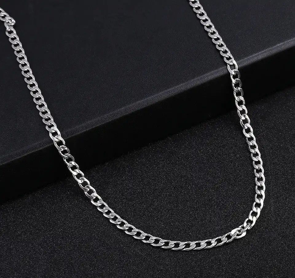 Other Silver chain Cuban Link Chain Chrome Hearts Size ONE SIZE - 3 Thumbnail