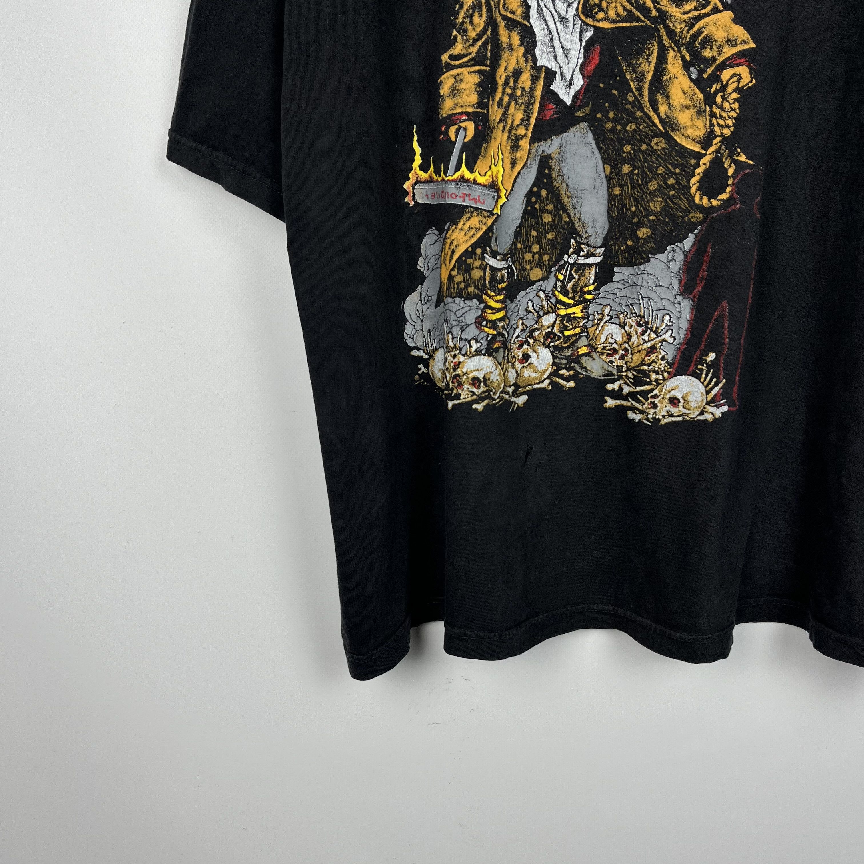 Band Tees Vintage Metallica Pushead Unforgiven Rock Band T Shirt 1993 Size US XL / EU 56 / 4 - 4 Thumbnail