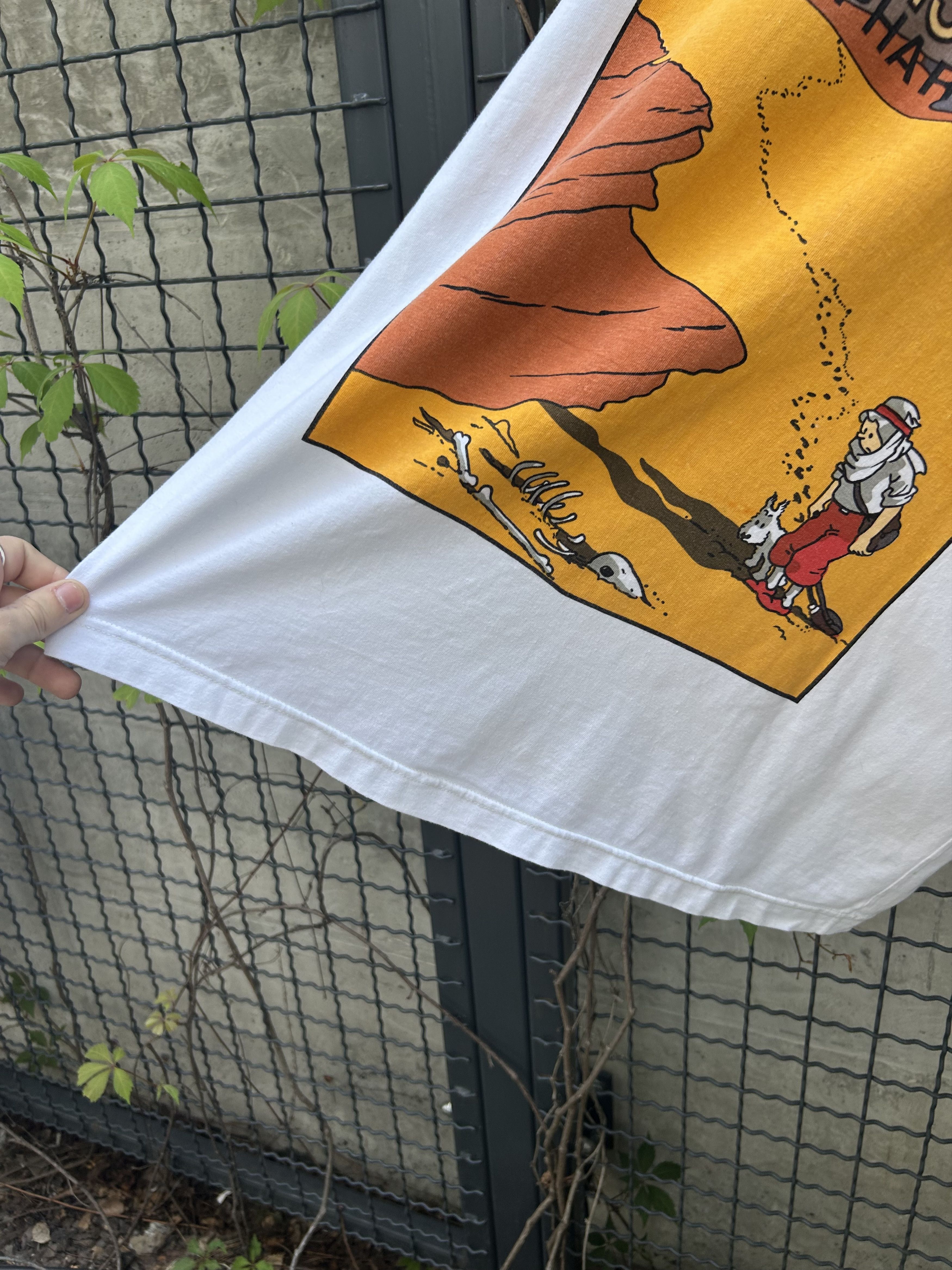 Cartoon Network Vintage 90s The Adventure of TinTin Pharaoh Comics T-shirt Size US XL / EU 56 / 4 - 4 Thumbnail