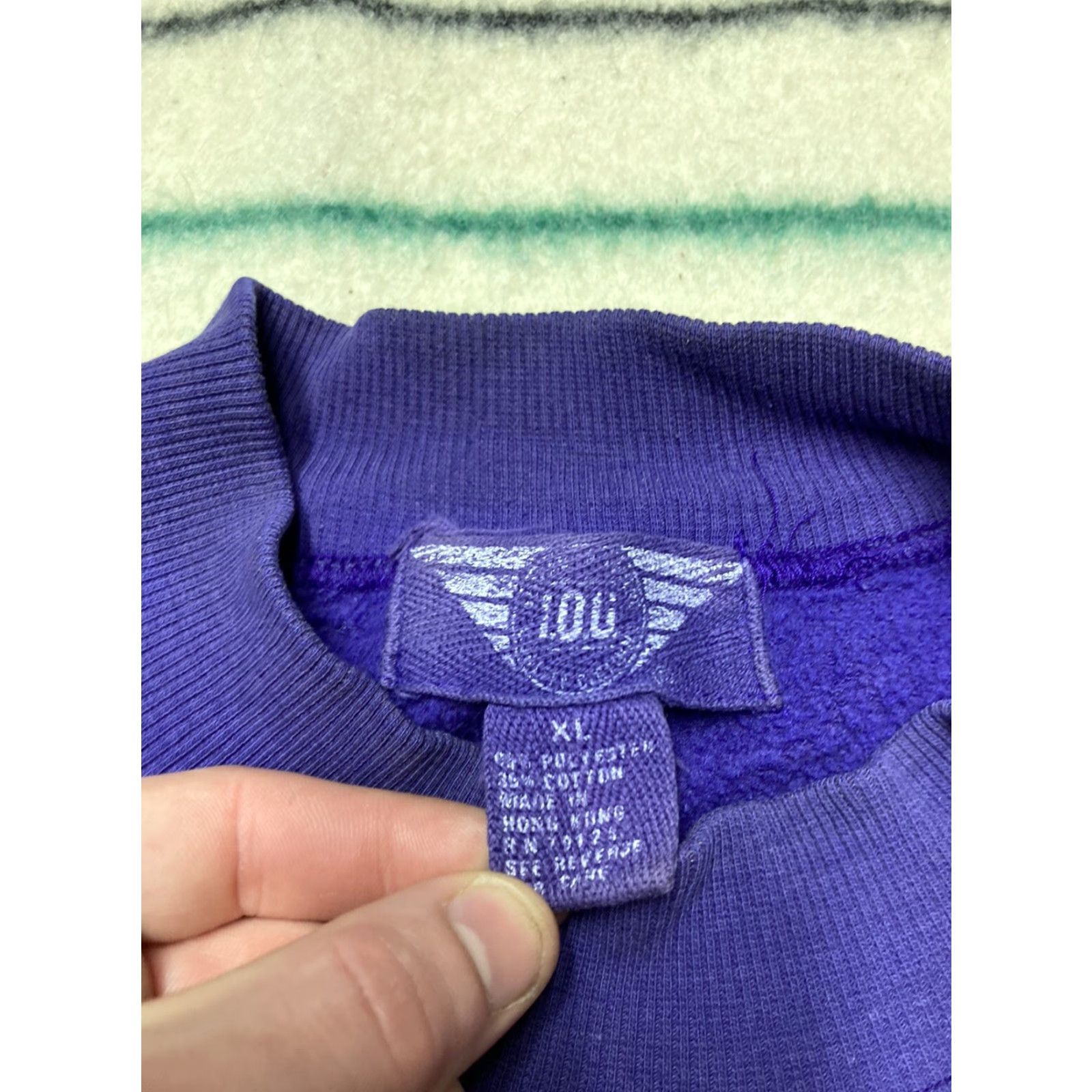 Vintage VINTAGE 90s graphic t shirt fashion network style 1990 already a legend adult XL Men Purple T-Shirt 90s Size US XL / EU 56 / 4 - 7 Thumbnail