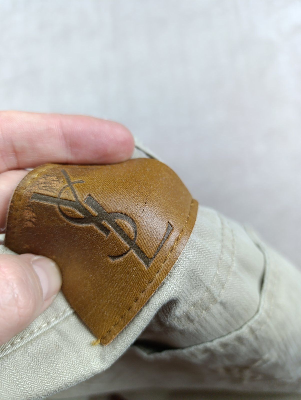 Yves Saint Laurent VINTAGE YSL YVES SAINT LAURENT BIG LOGO CHINO Y2K Size US 34 / EU 50 - 7 Thumbnail