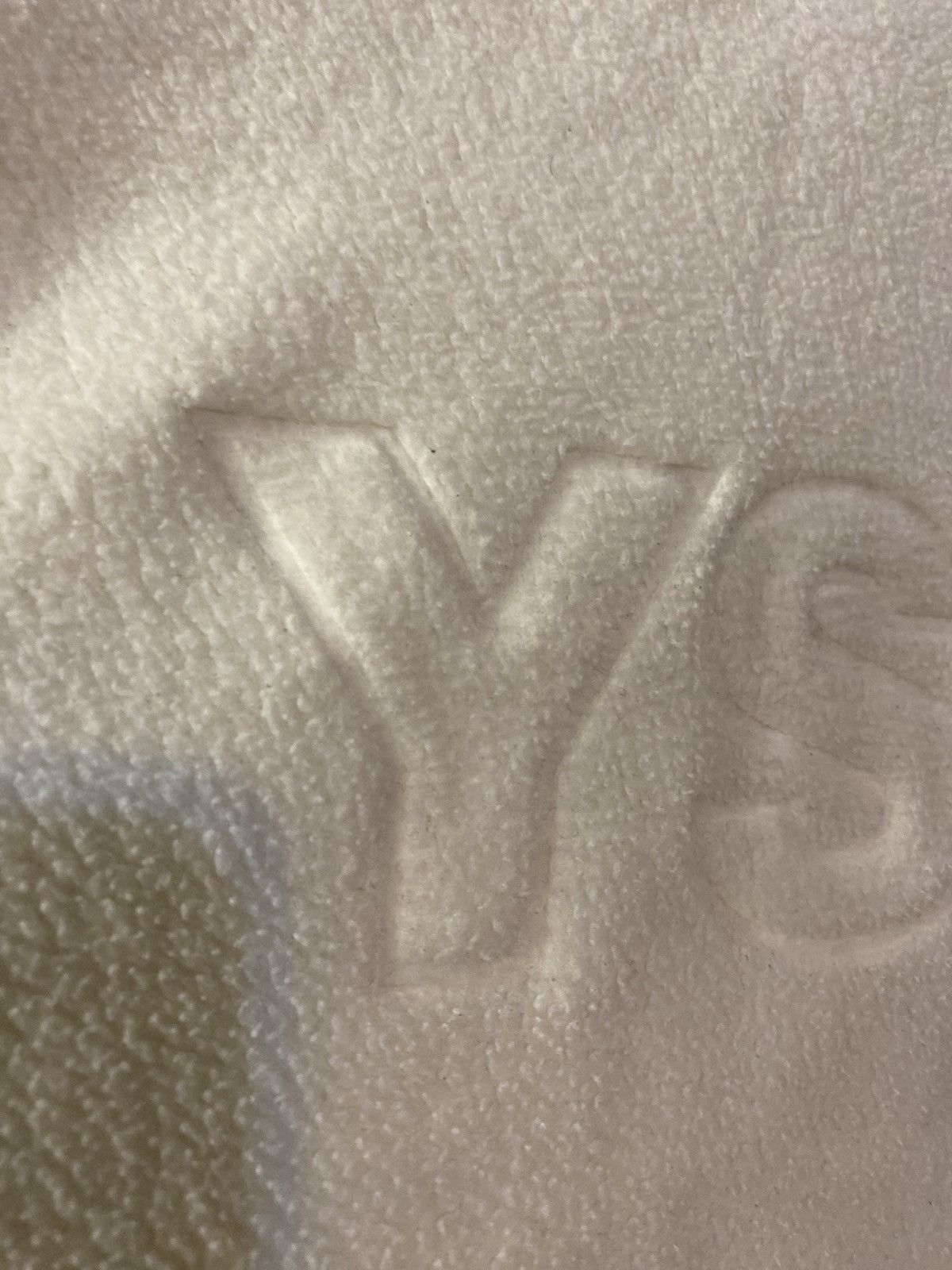 Yves Saint Laurent Fleece YSL Sweatshirt Big Logo White YSL Sweater Size US L / EU 52-54 / 3 - 7 Thumbnail