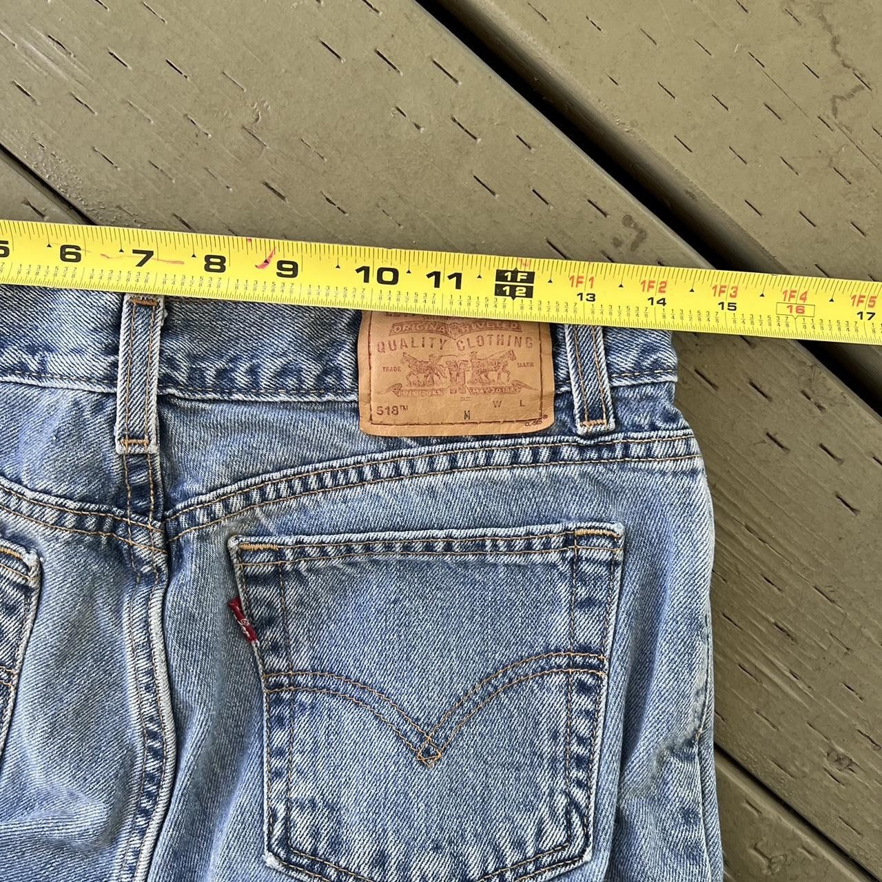 Levi's Vintage Levis 518 Jeans super low boot cut Wash Denim USA Size US 28 / EU 44 - 6 Thumbnail