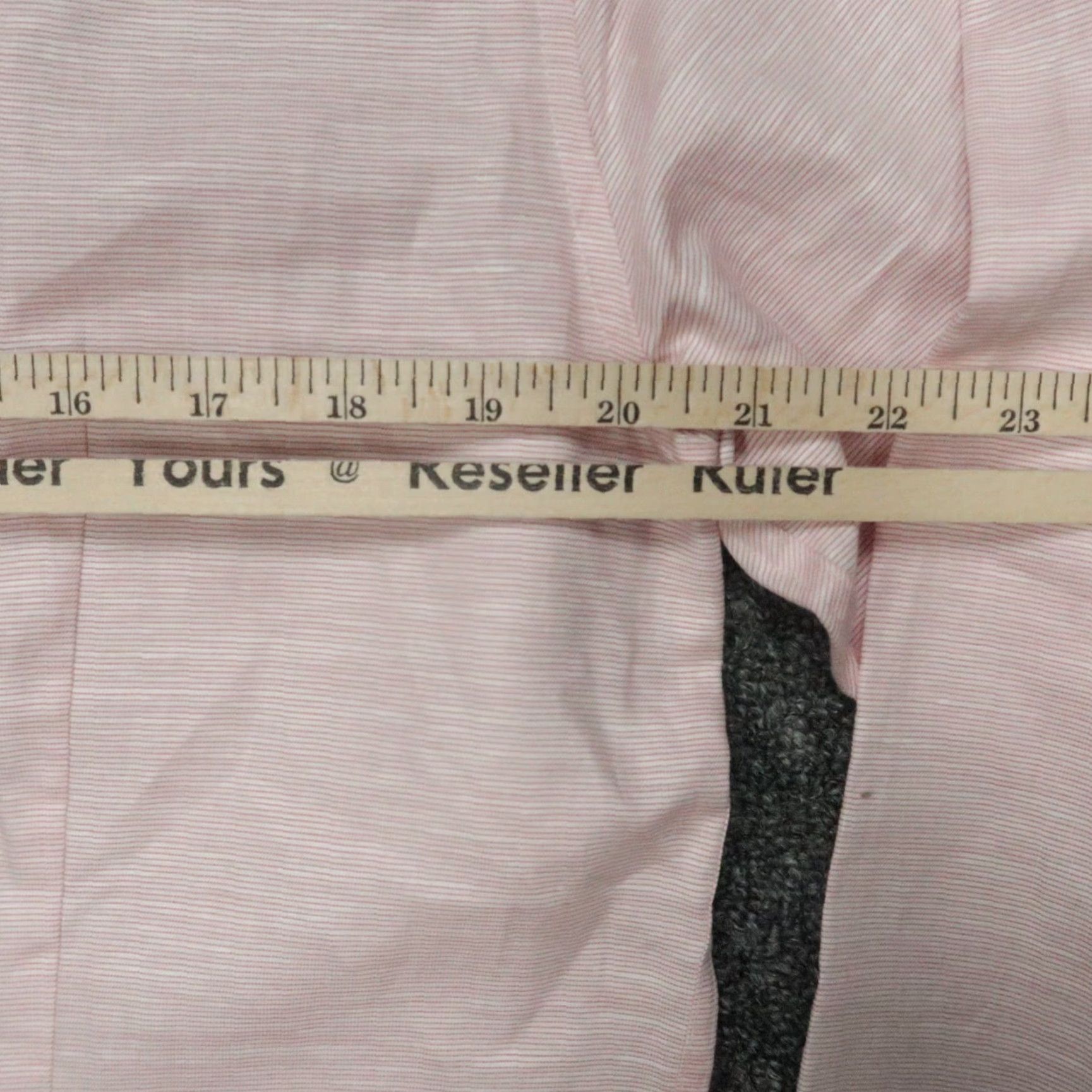 Ted Baker Ted Baker Shirt Men Large 4 Pink Pinstripe Button Up Long Sleeve Linen Blend NWT Size US L / EU 52-54 / 3 - 7 Thumbnail