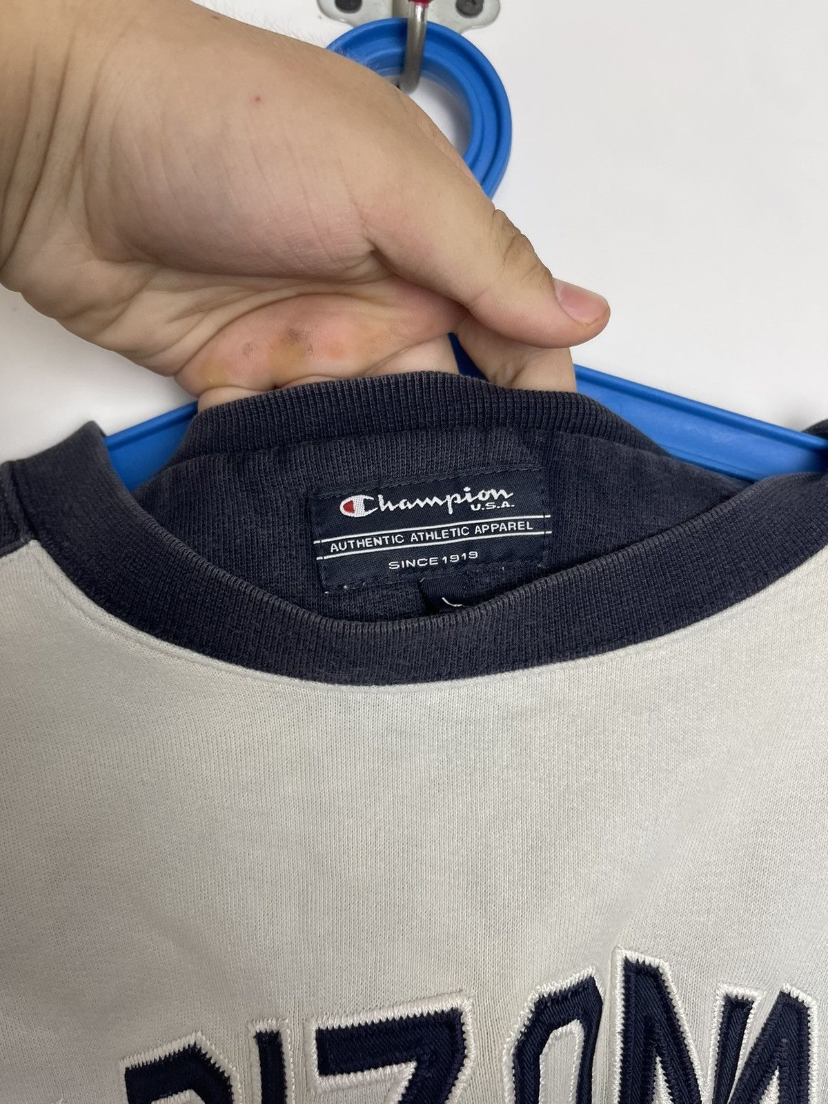 Champion × Vintage Vintage Champion ARIZONA Reverse Weave Sweatshirt Size US L / EU 52-54 / 3 - 3 Thumbnail