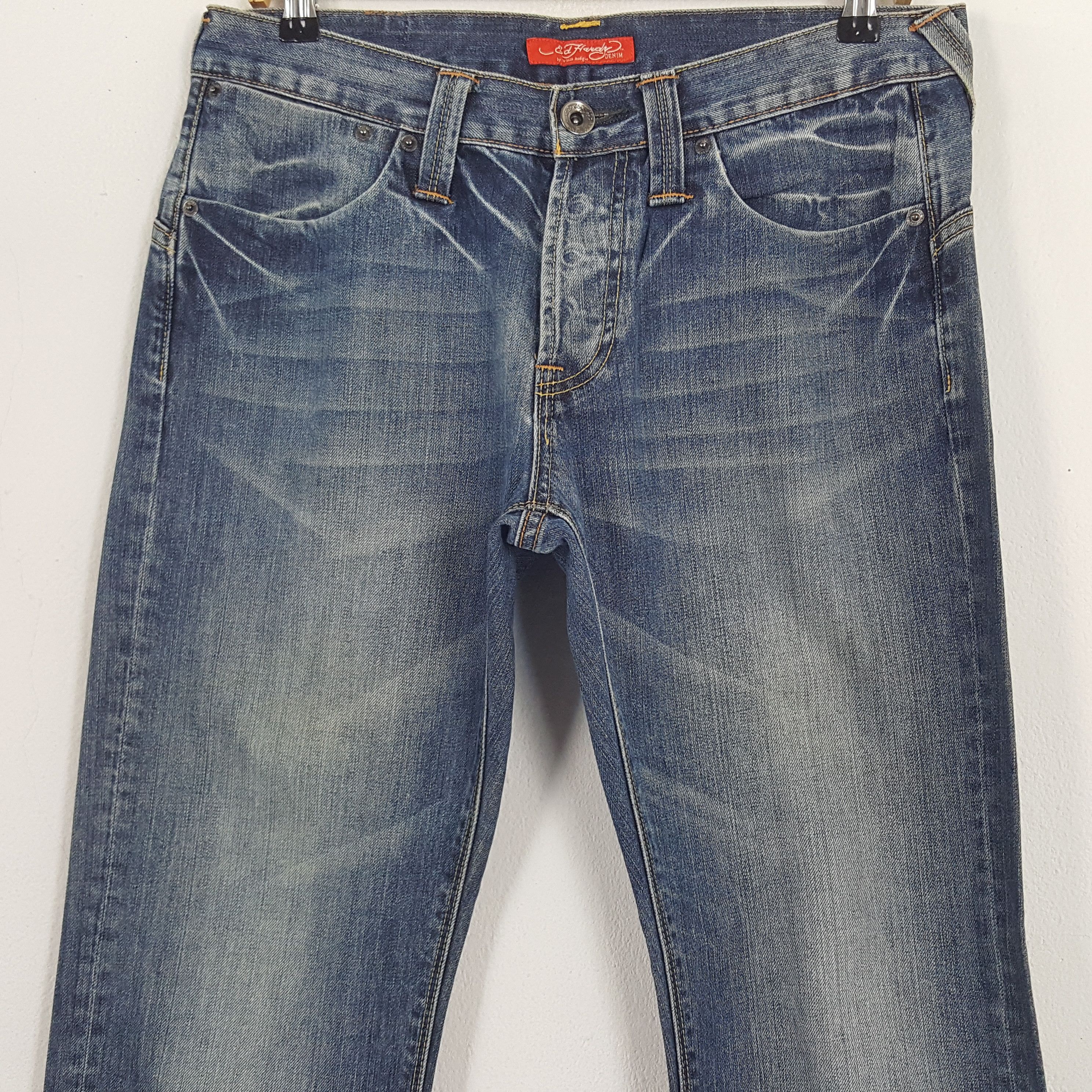 Christian Audigier × Ed Hardy × Vintage Vintage Ed Hardy by Christian Audiger American Custom Jeans Size US 32 / EU 48 - 5 Thumbnail