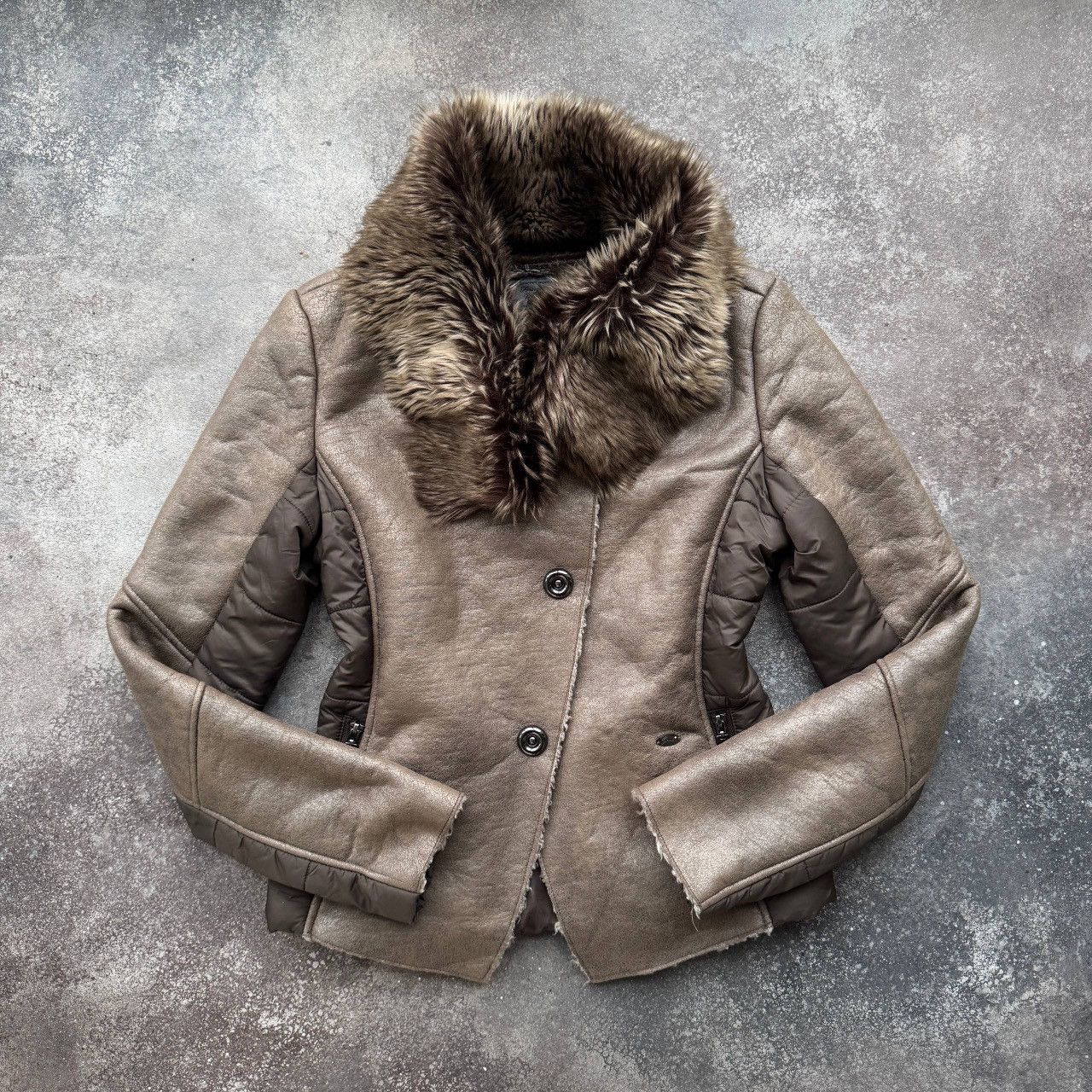 20471120 Gaudi Vintage Avant Garde Y2K Faux Fur Jacket Size M / US 6-8 / IT 42-44 - 2 Thumbnail