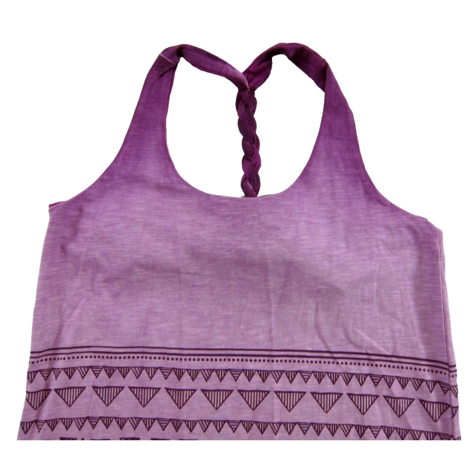Vintage Chillaz NWT Violet Purple Jersey Stretch Grande Grotta Triangle Tank Dress 8/38 Sleeveless Round Neck Knit Dress Purple 8 Womens Mehasurements NWT Size M / US 6-8 / IT 42-44 - 3 Thumbnail