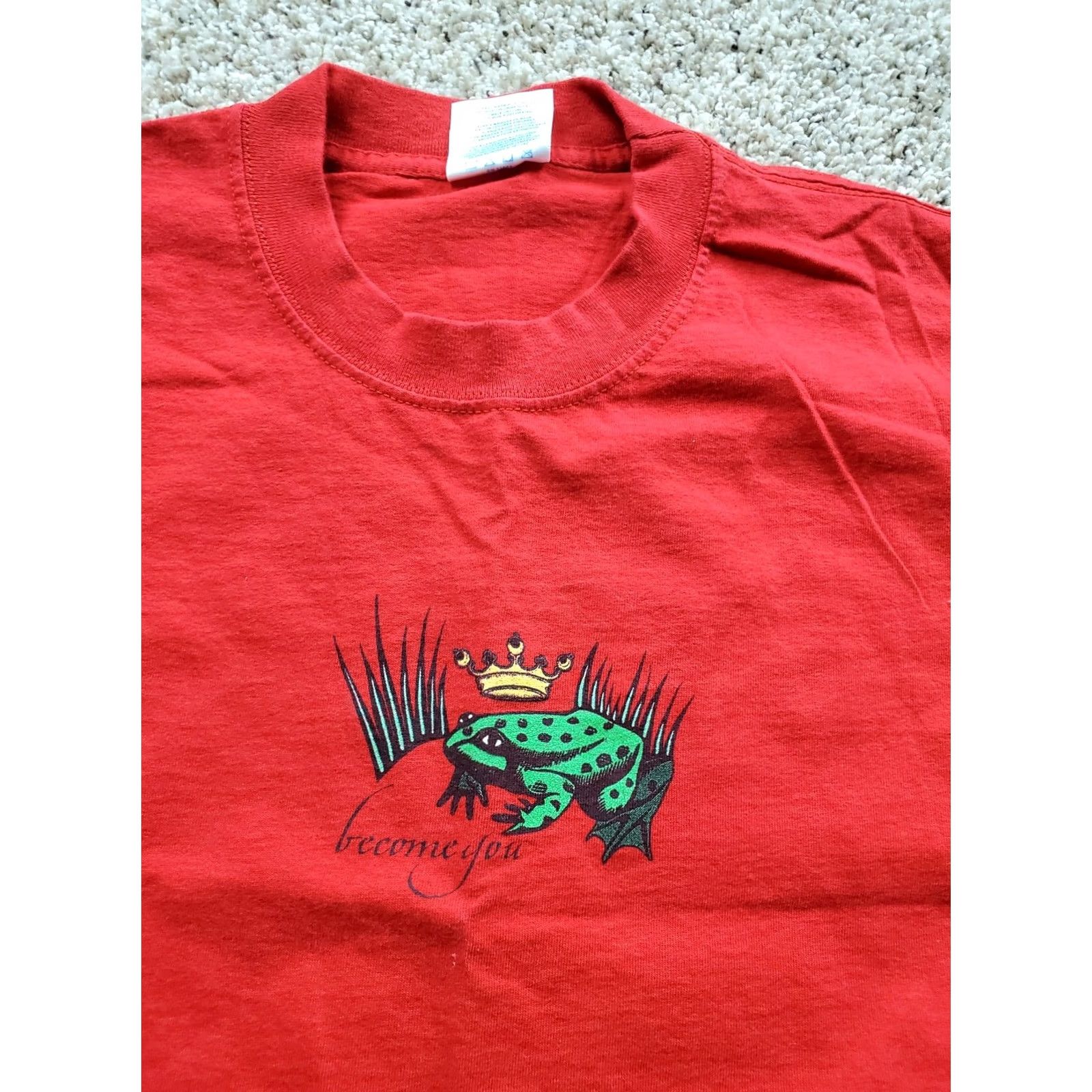 Vintage VINTAGE Indigo Girls Become You Shirt Mens XL Red Graphic Autograph Signed Frog Crown Size US XL / EU 56 / 4 - 3 Thumbnail
