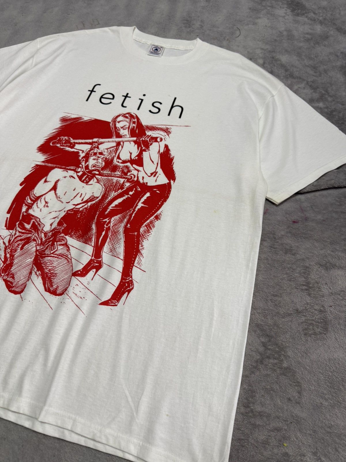 Fuck Art, Make Tees × Seditionaries × Vintage Vintage 90s Fetish BDSM Bondage Underground Art Tshirt Size US XL / EU 56 / 4 - 8 Thumbnail