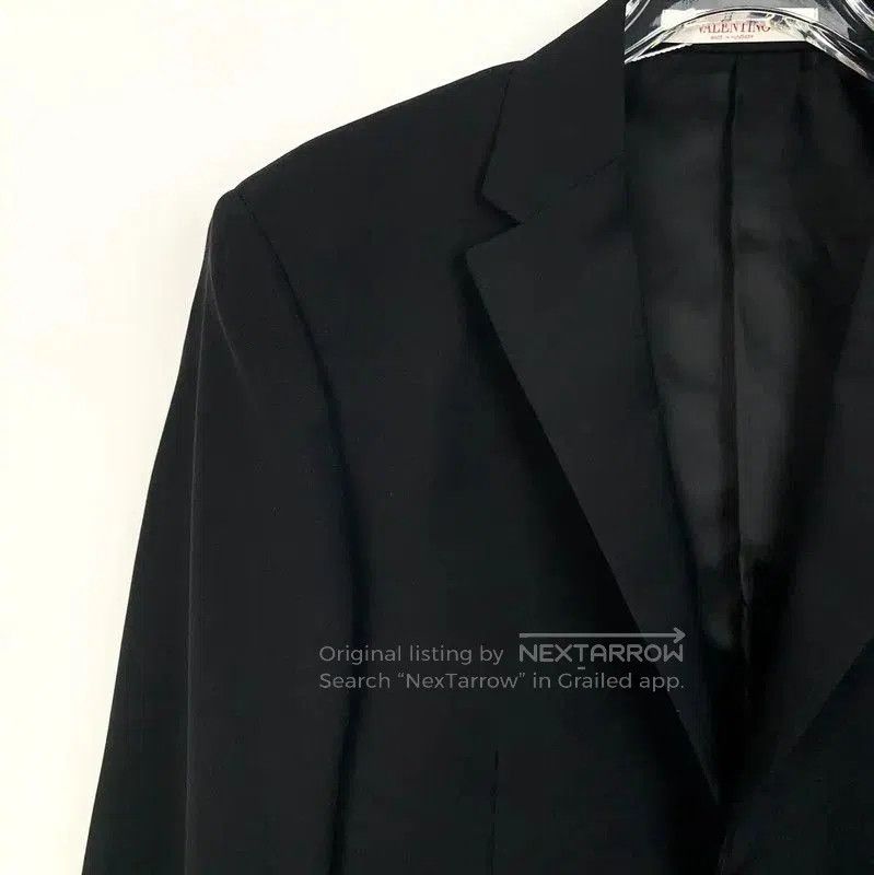 Valentino Valentino Black Men's Blazer Jacket . Size US S / EU 44-46 / 1 - 3 Thumbnail