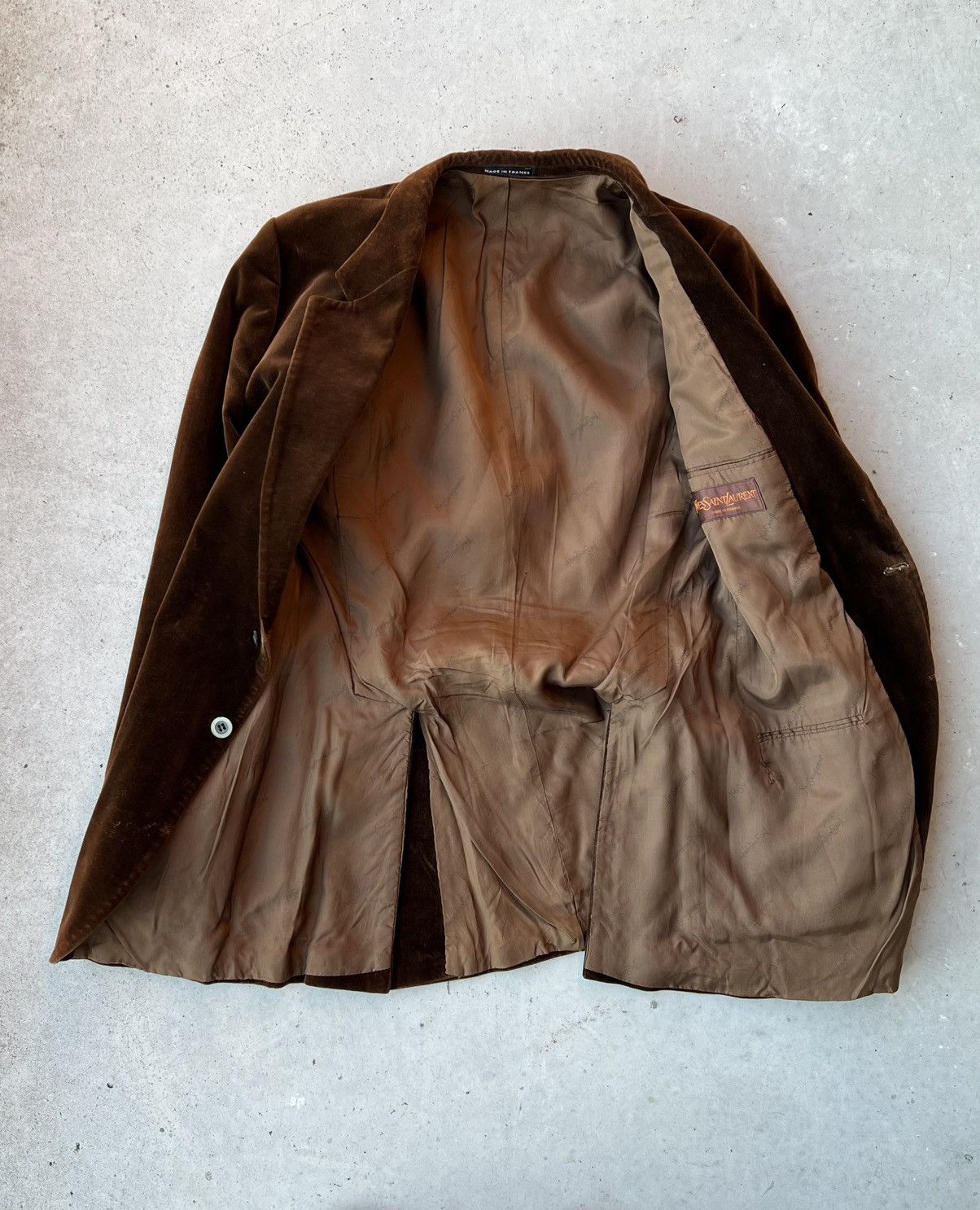 Vintage Yves Saint Laurent Vintage 80s Size 44S - 2 Thumbnail
