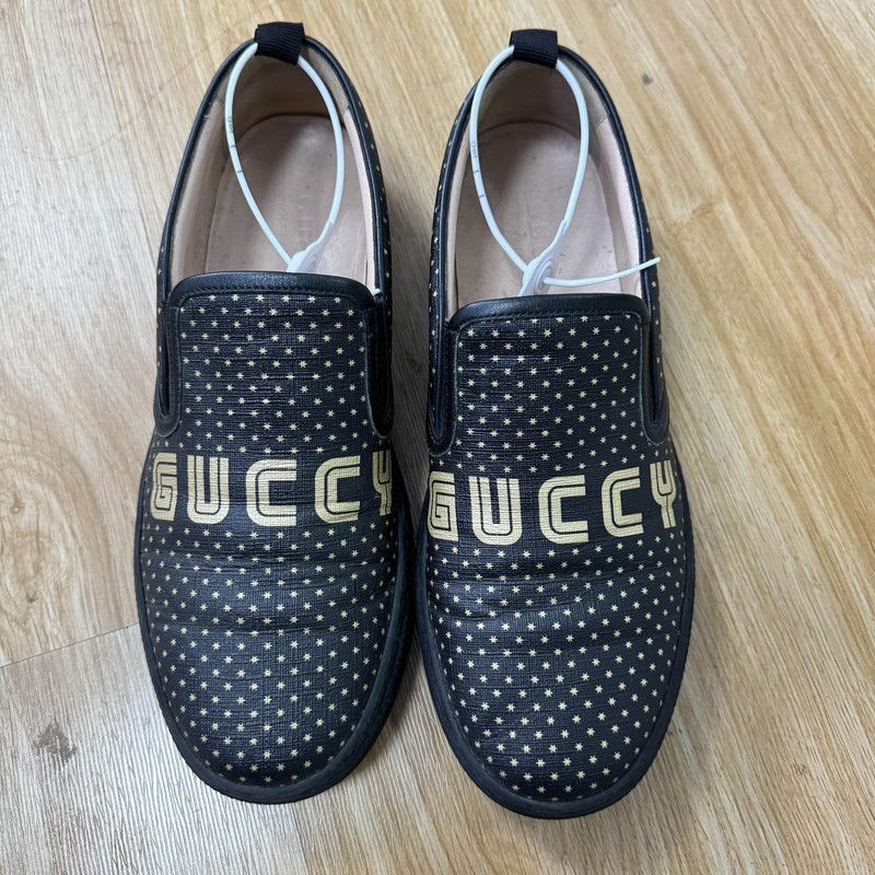 Gucci Gucci Stylish Casual Sneakers in Black - Size US 8 / EU 41 - 2 Thumbnail