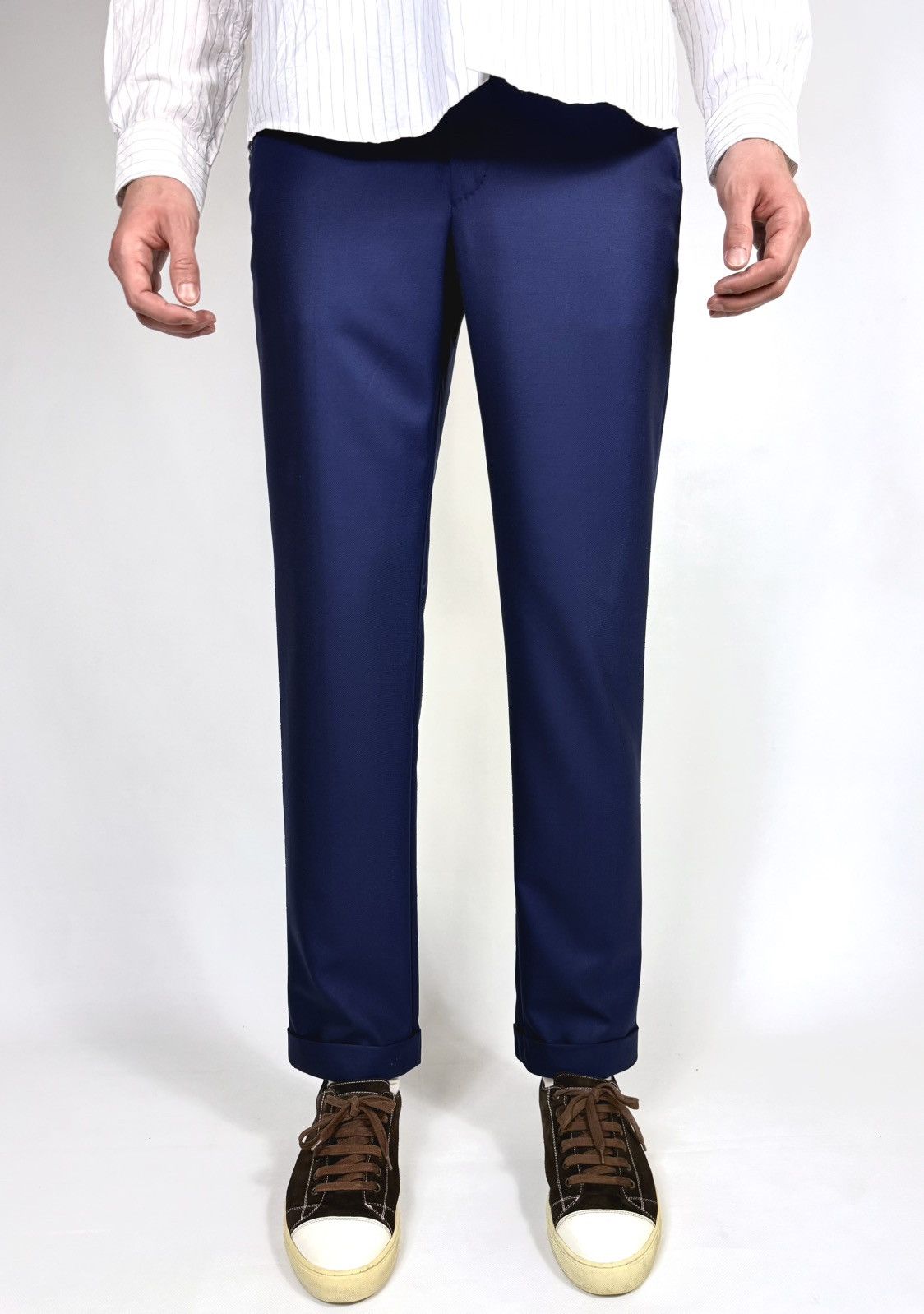 Ermenegildo Zegna Ermenegildo Zegna Wool Straight Trousers Size US 33 - 3 Thumbnail