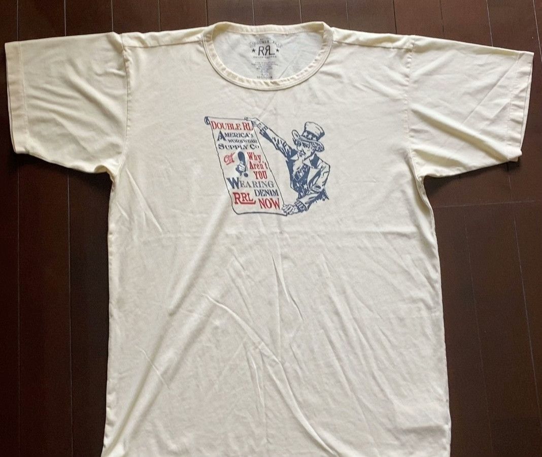 RRL Ralph Lauren RRL Graphic Jersey T-Shirt Size US L / EU 52-54 / 3 - 1 Thumbnail