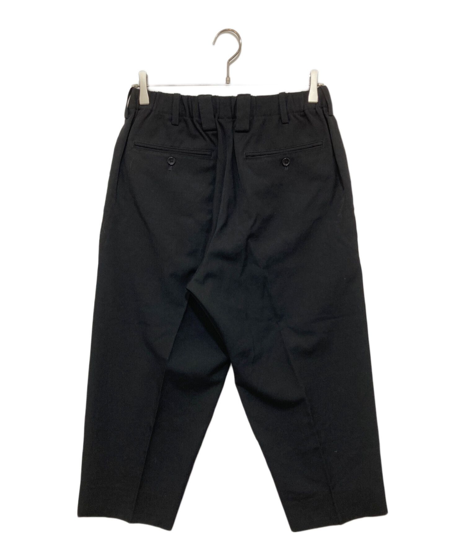 Yohji Yamamoto Yohji Yamamoto pour homme HT-P23-100 Wool Slacks Size US 26 / EU 42 - 2 Thumbnail