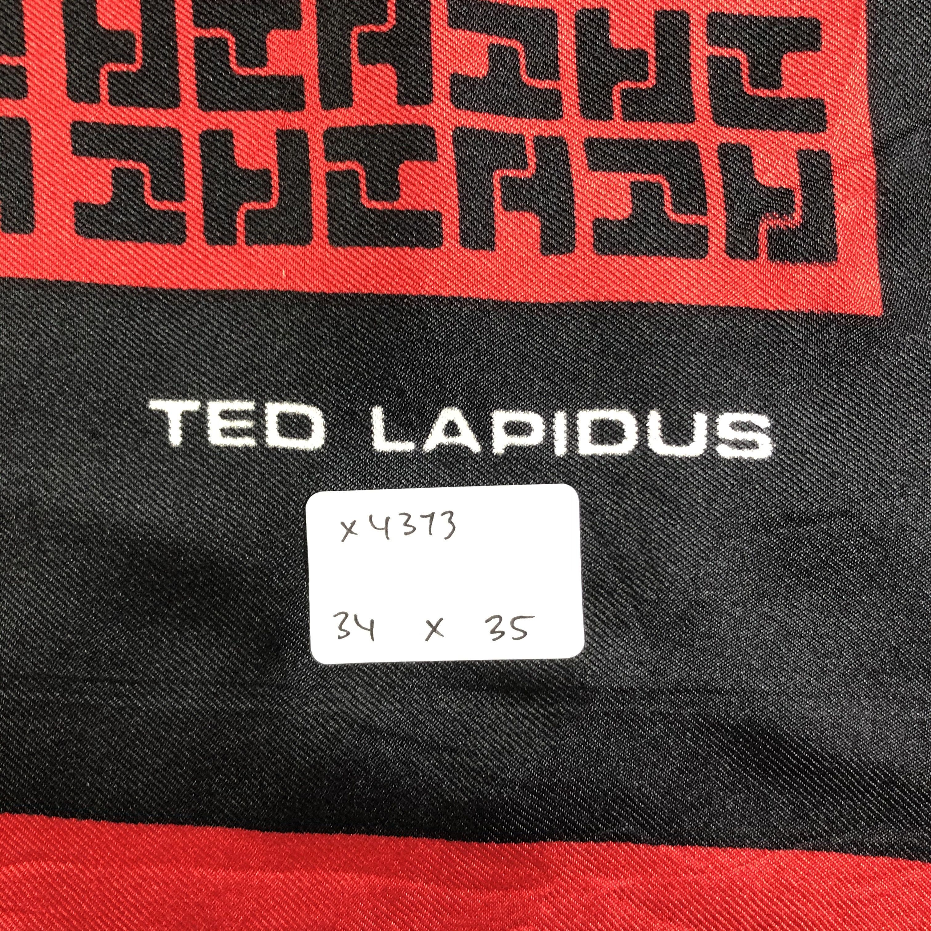 TED LAPIDUS × Vintage Vintage Ted Lapidus Silk Scarf Size ONE SIZE - 8 Thumbnail