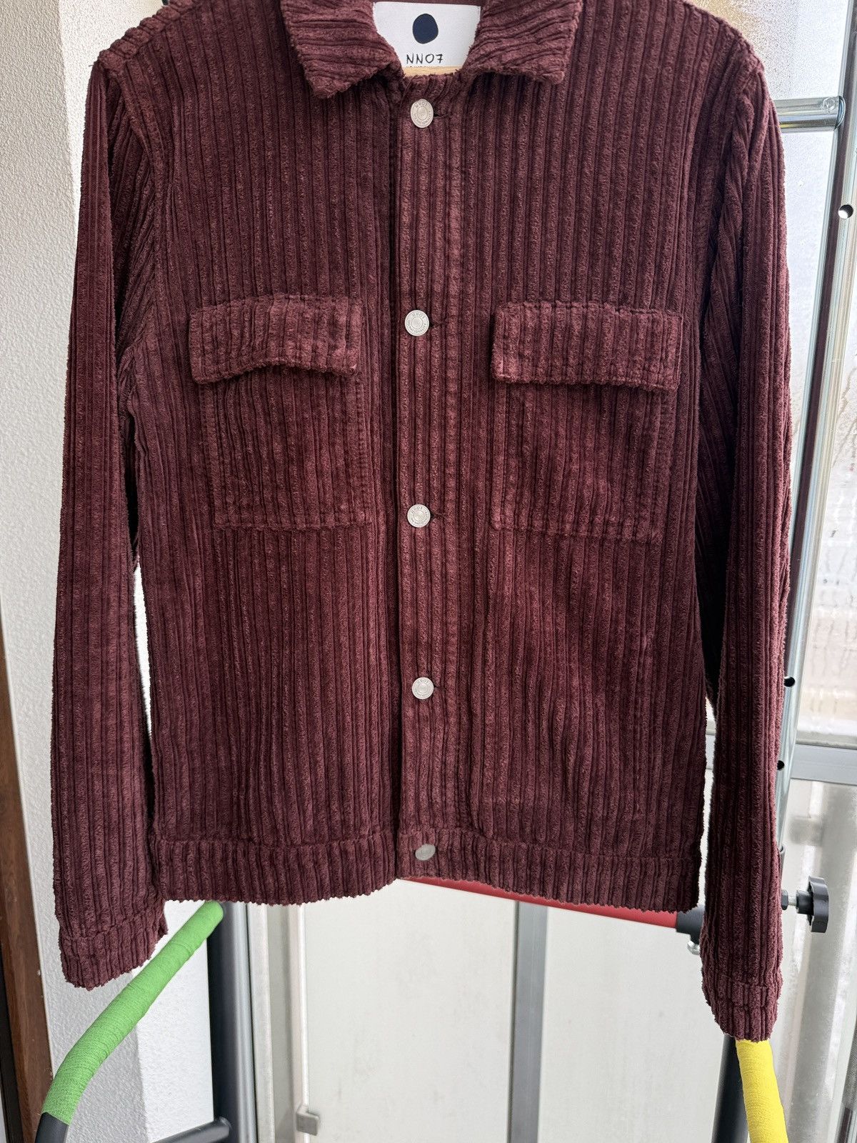NN07 NN07 - Vincenzo Cotton-Corduroy Jacket - Men - Burgundy Size US S / EU 44-46 / 1 - 3 Thumbnail
