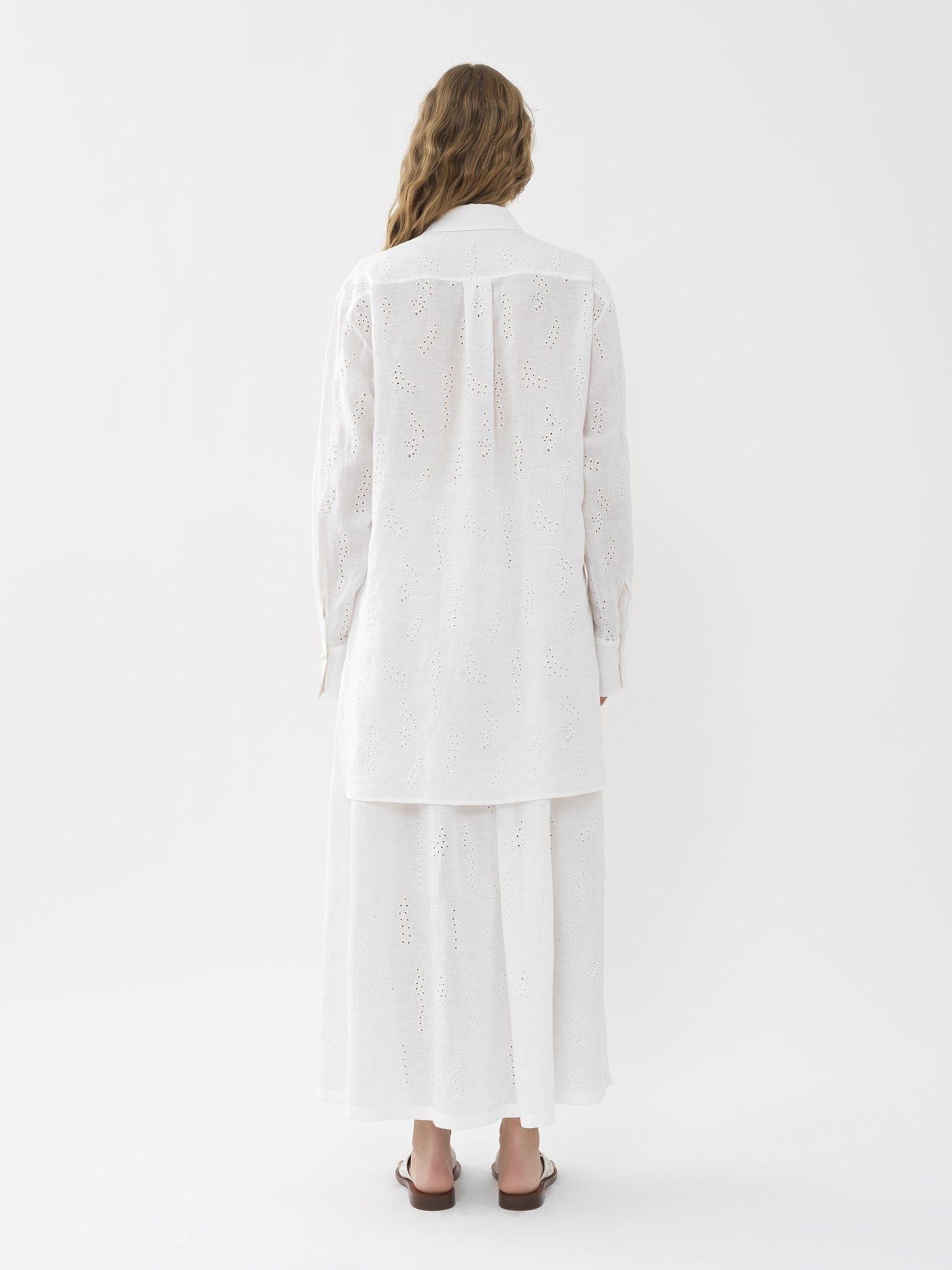 Chloe o1loc1c0425 CHC23 Shirt in Iconic Milk Size S / US 4 / IT 40 - 4 Thumbnail