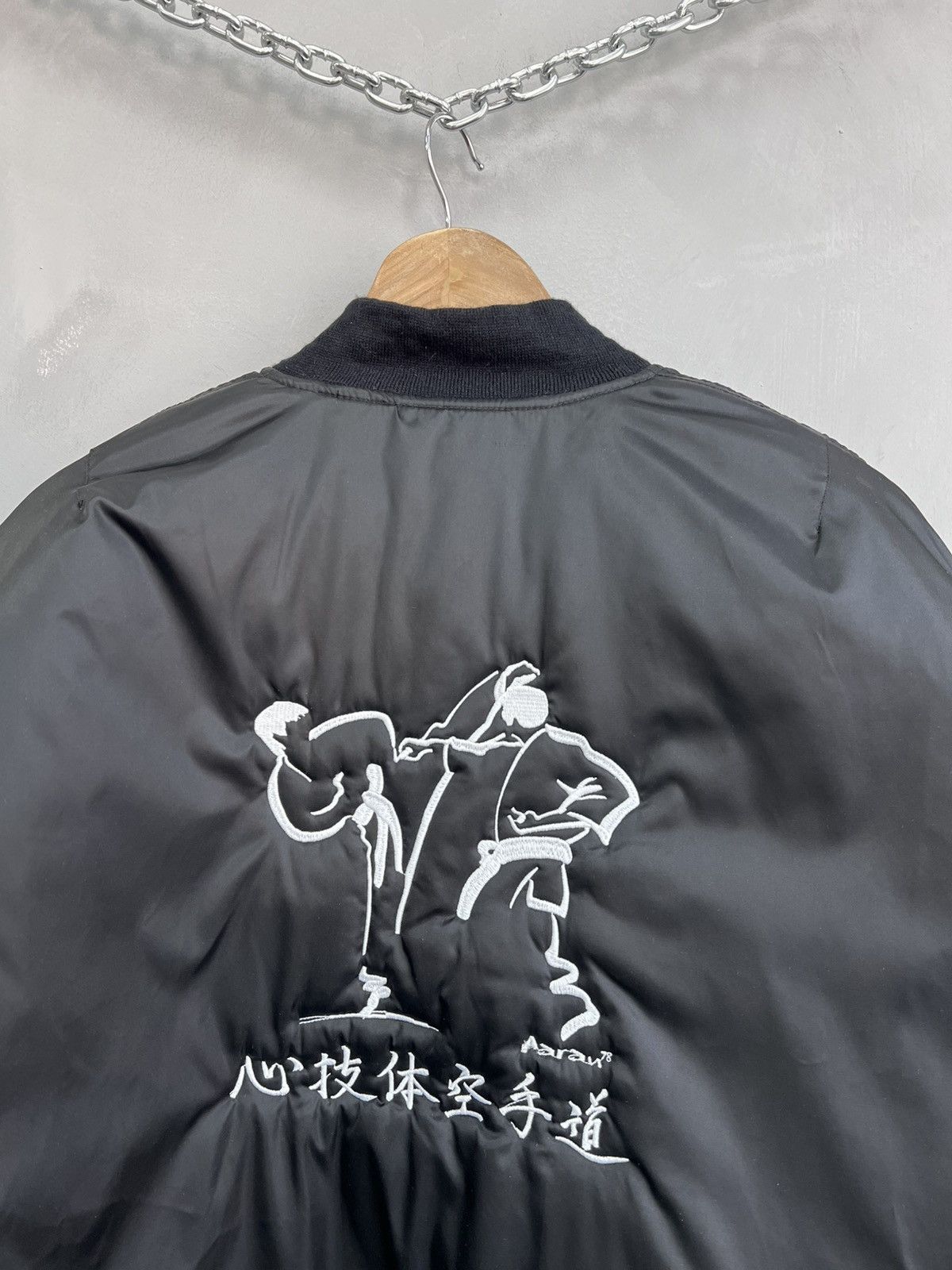 Vintage VINTAGE BOXY MA-1 bomber jacket karate Avant GARDE Size US L / EU 52-54 / 3 - 11 Thumbnail