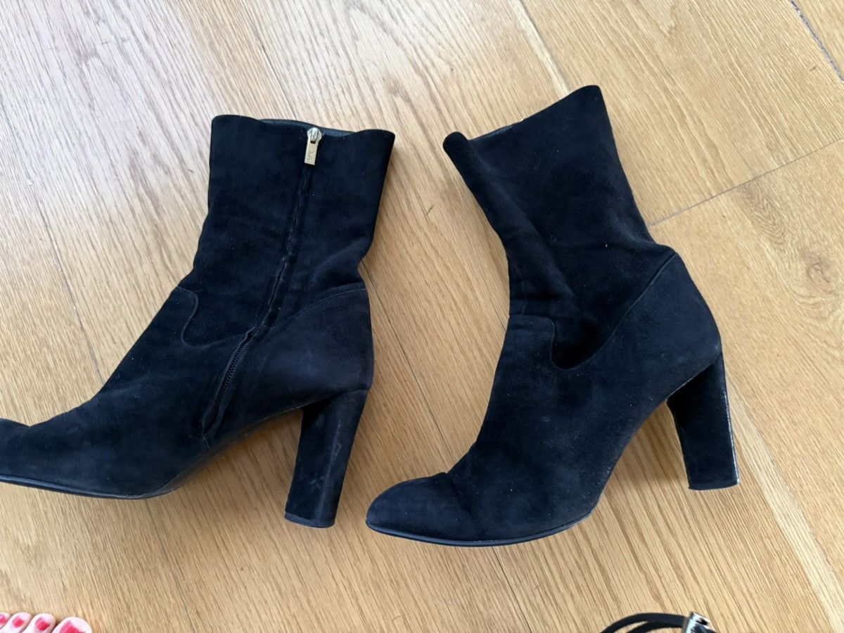 Yves Saint Laurent Yves Saint Laurent Suede heel boots Size US 11 / IT 41 - 1 Thumbnail